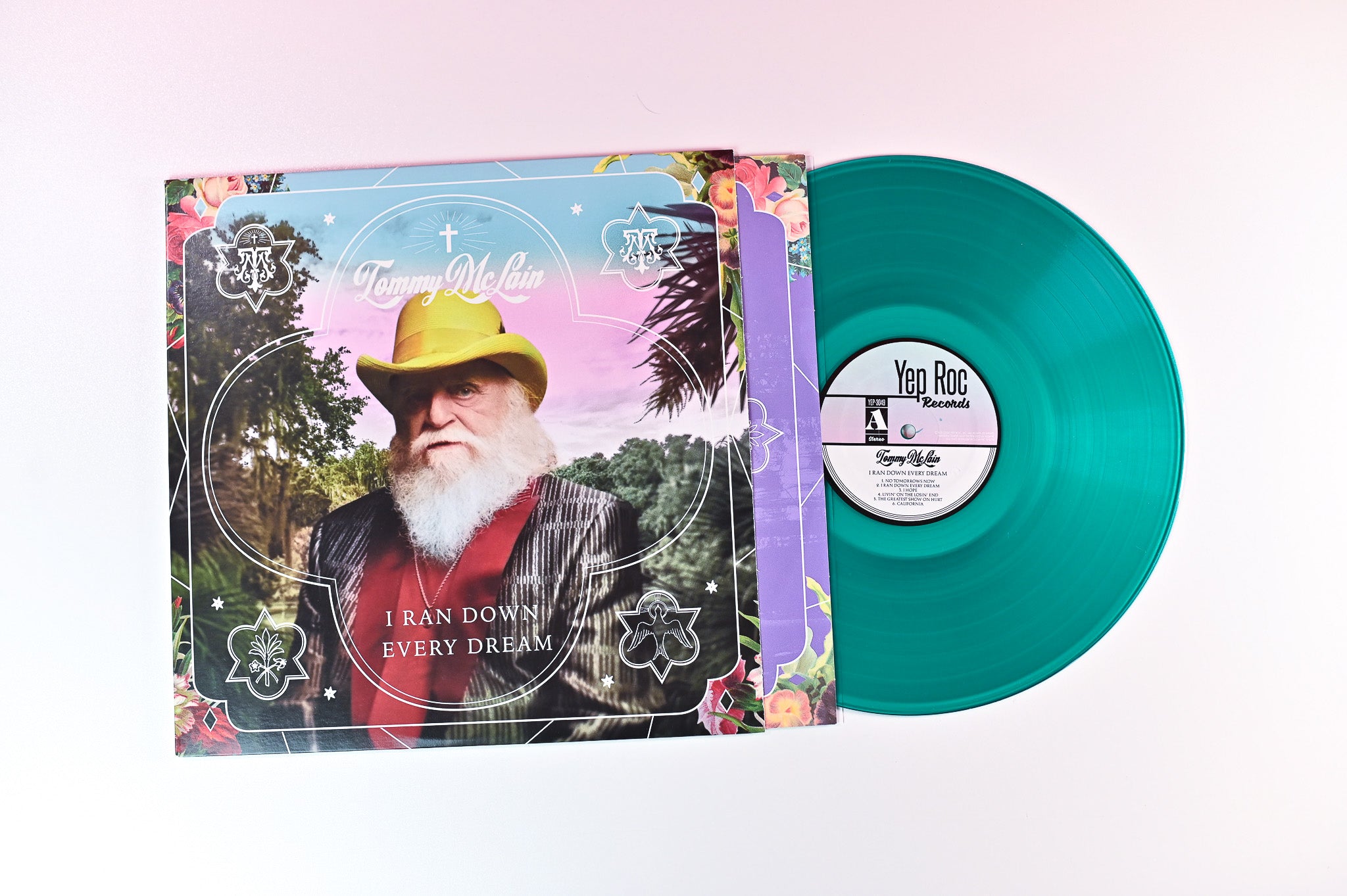 Tommy McLain - I Ran Down Every Dream on Yep Roc Records - Emerald Vinyl