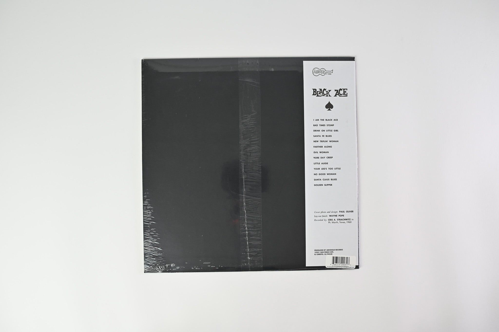 Black Ace - BK Turner And His Steel Guitar on Arhoolie Records - Sealed