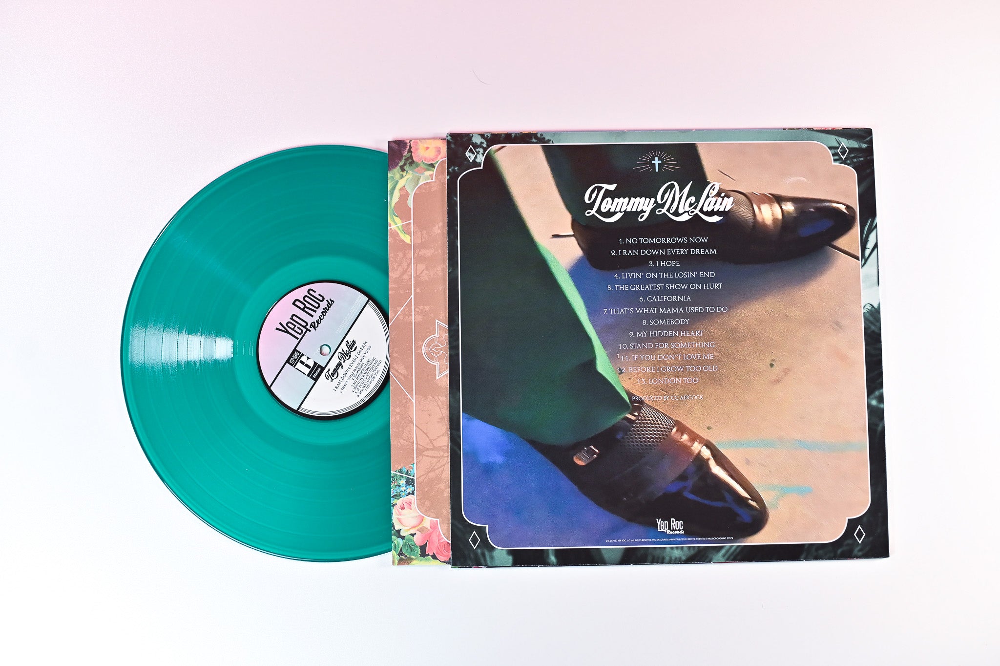 Tommy McLain - I Ran Down Every Dream on Yep Roc Records - Emerald Vinyl