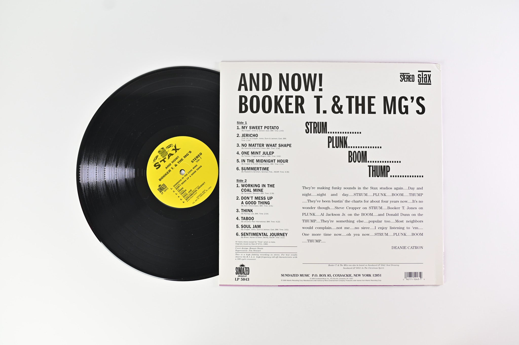 Booker T & The MG's - And Now! on Sundazed Music