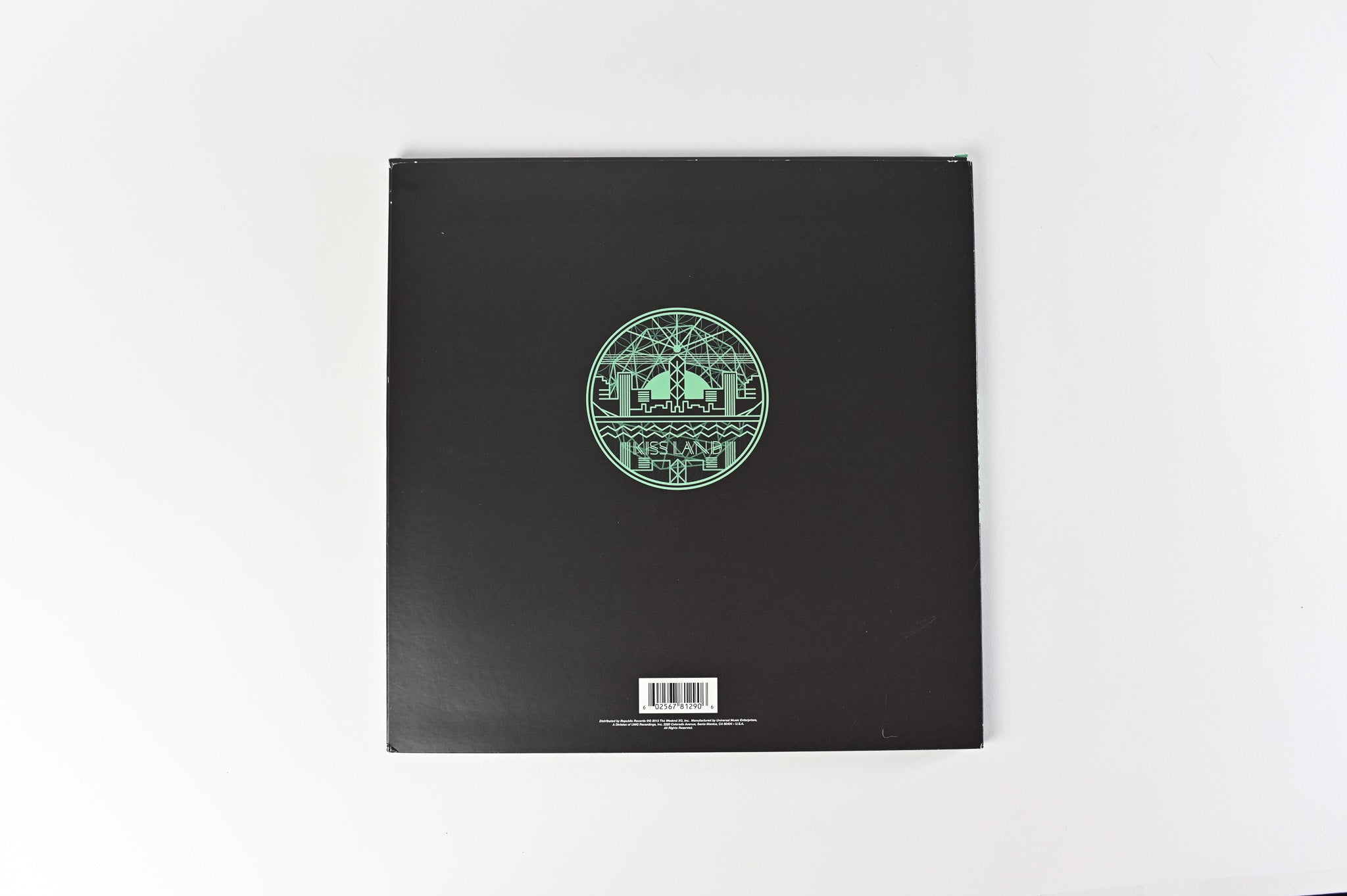 The Weeknd - Kiss Land on Republic Ltd Seaglass Colored Vinyl Reissue