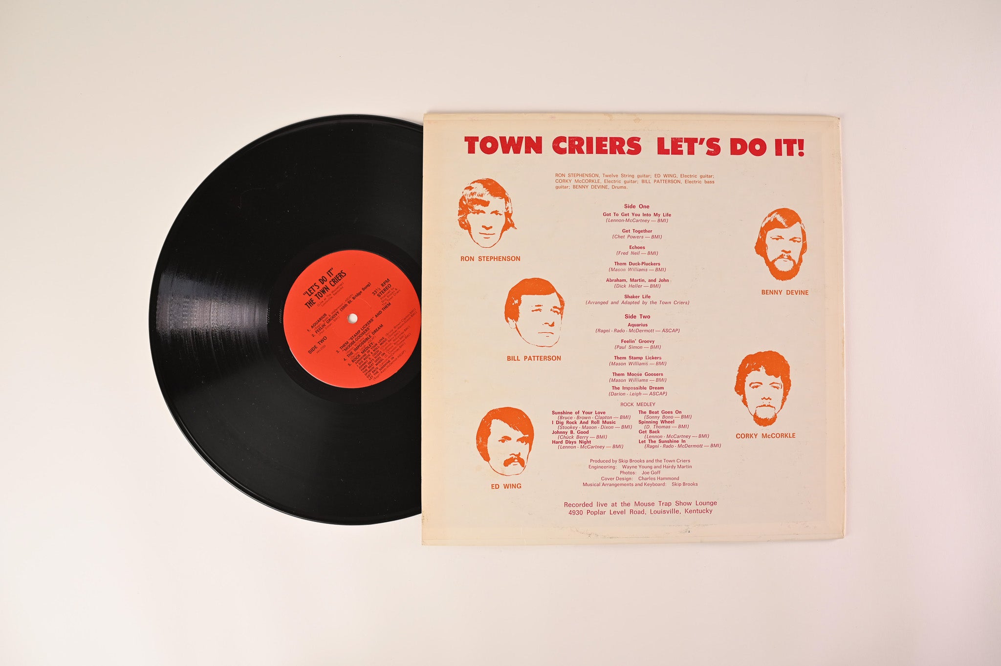The Town Criers - Let's Do It - Private Press