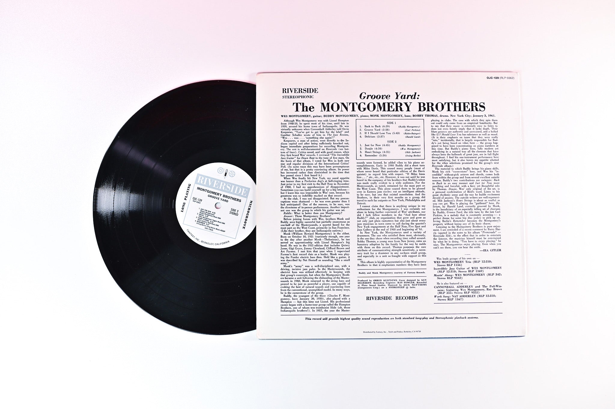 The Montgomery Brothers - Groove Yard on Riverside / Original Jazz Classics