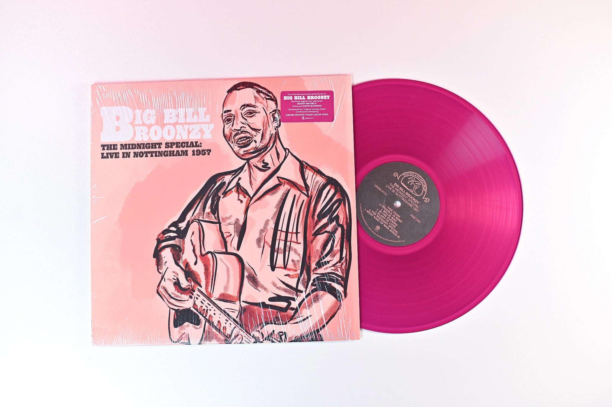 Big Bill Broonzy - The Midnight Special: Live In Nottingham 1957 on ORG Music - Violet Vinyl