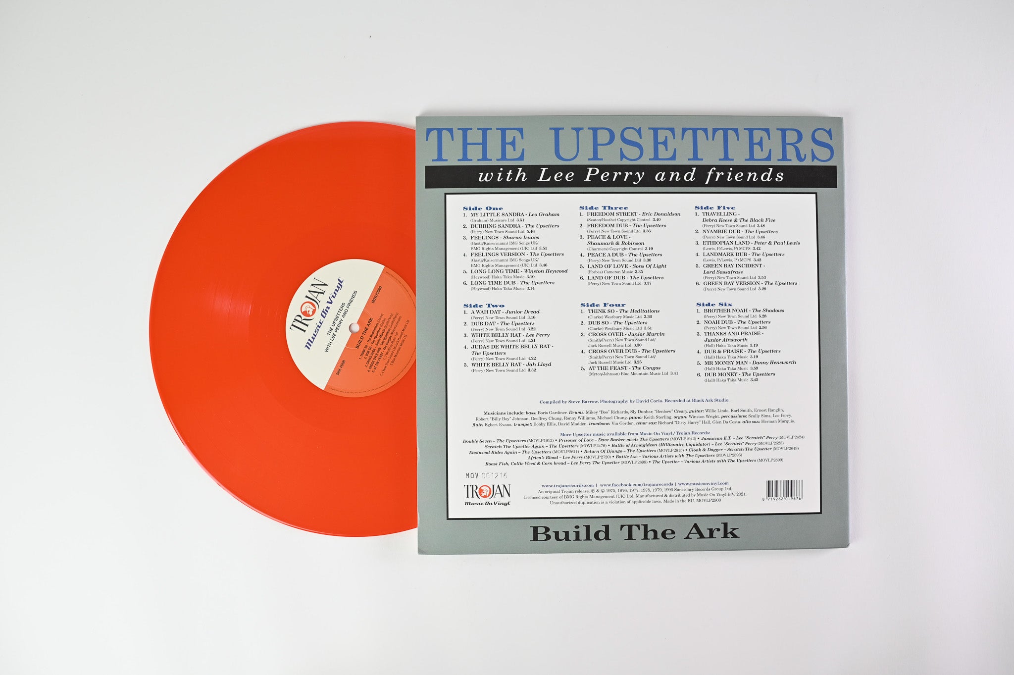 The Upsetters - Build The Ark on Music On Vinyl - 3-lp Orange Vinyl