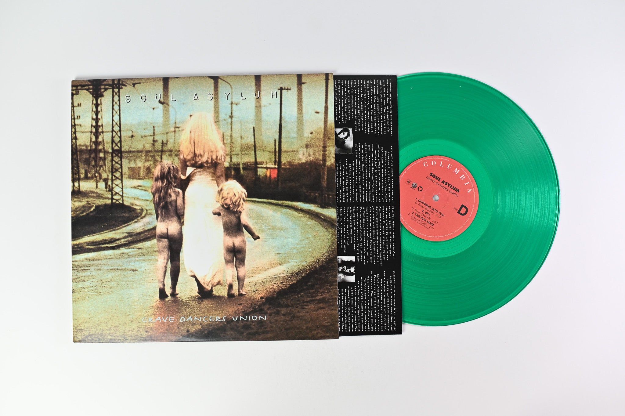 Soul Asylum - Grave Dancers Union on Brookvale Records Red & Green Transparent Vinyl