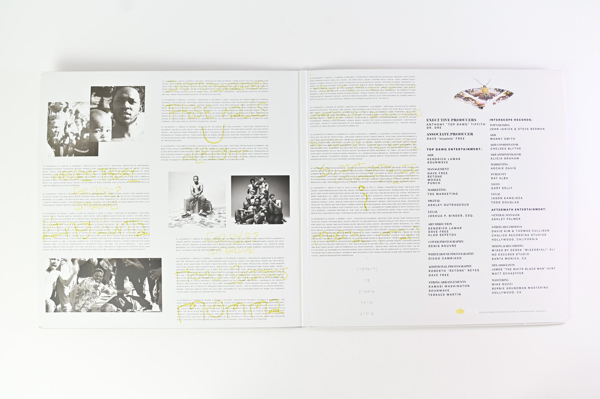 Kendrick Lamar - To Pimp A Butterfly on on Top Dawg Entertainment / Aftermath