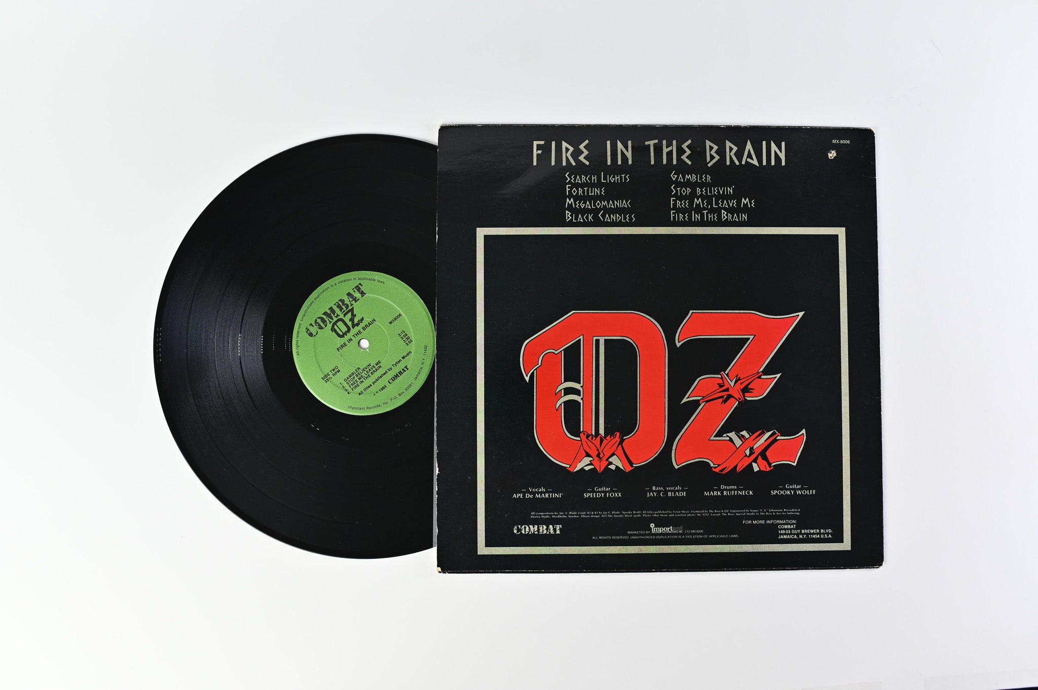 Oz - Fire In The Brain on Combat