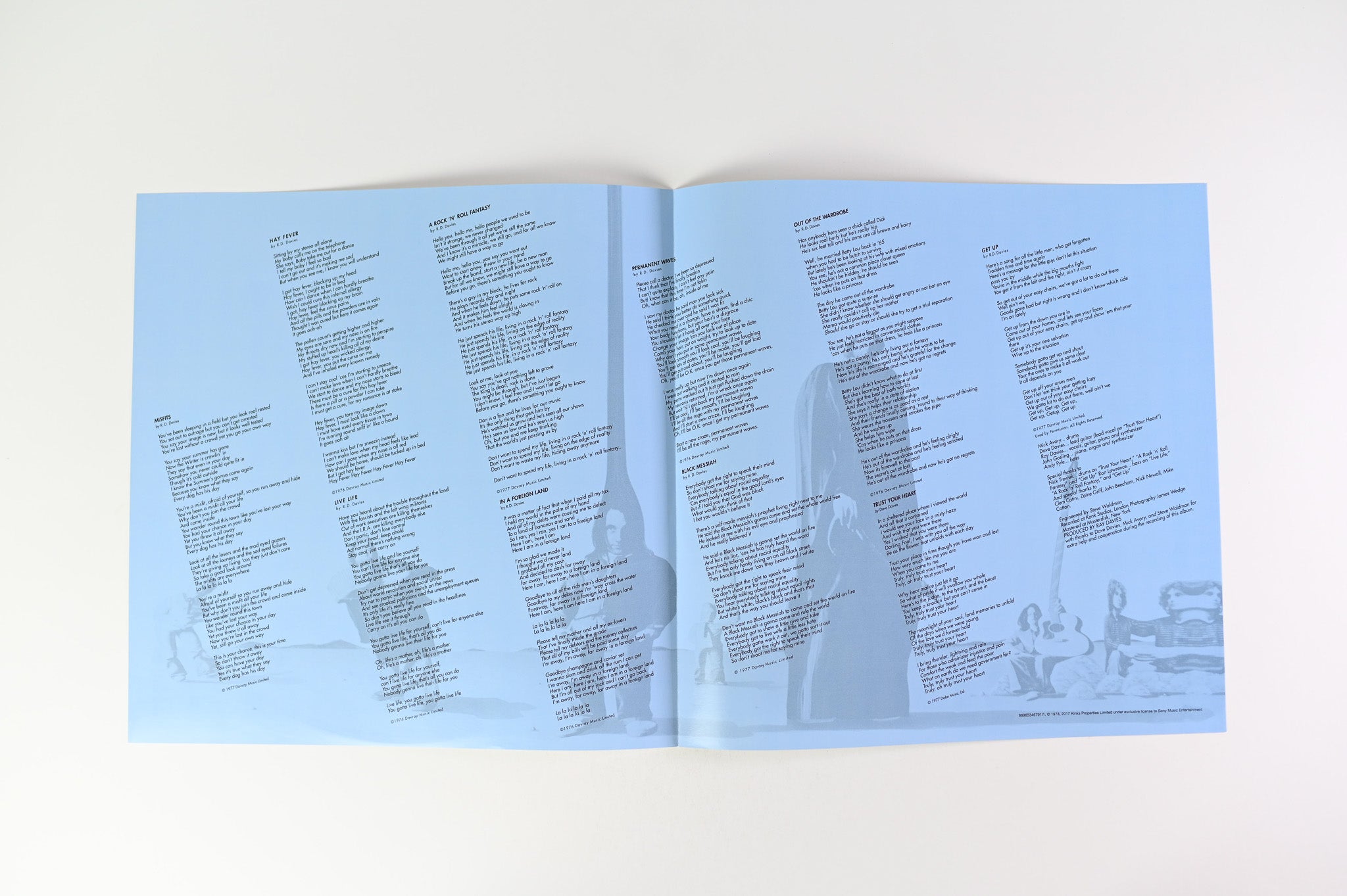 The Kinks - Misfits on Friday Music Translucent Blue Vinyl