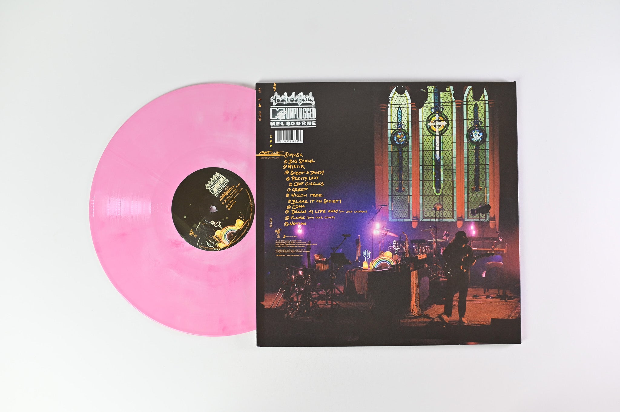 Tash Sultana - MTV Unplugged Melbourne on Lonely Lands Records Pink Marbled Vinyl