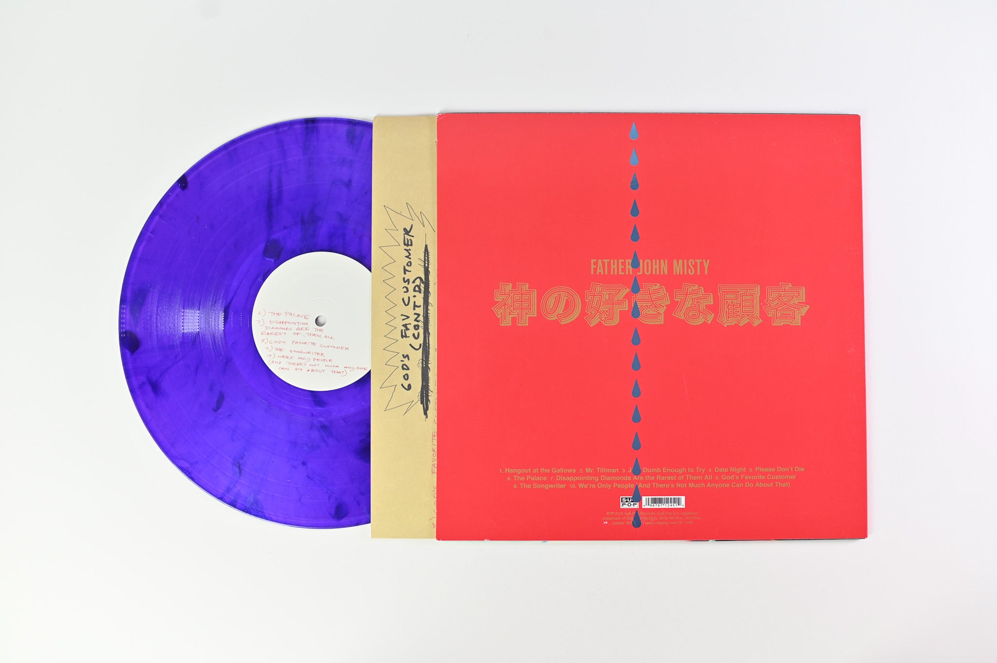 Father John Misty - God's Favorite Customer on Sub Pop - Purple Vinyl