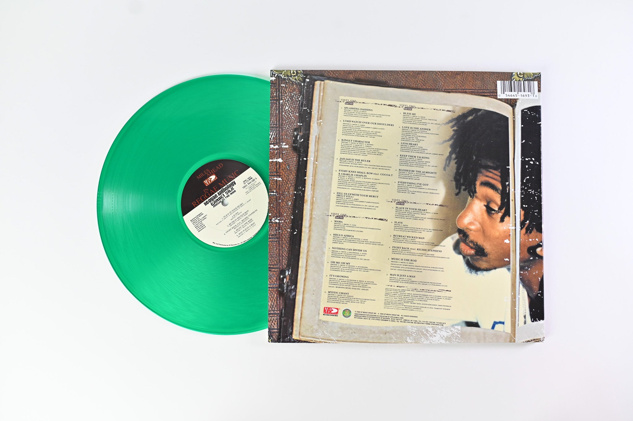 Garnett Silk - Music Is The Rod on VP Records - Red & Green Vinyl