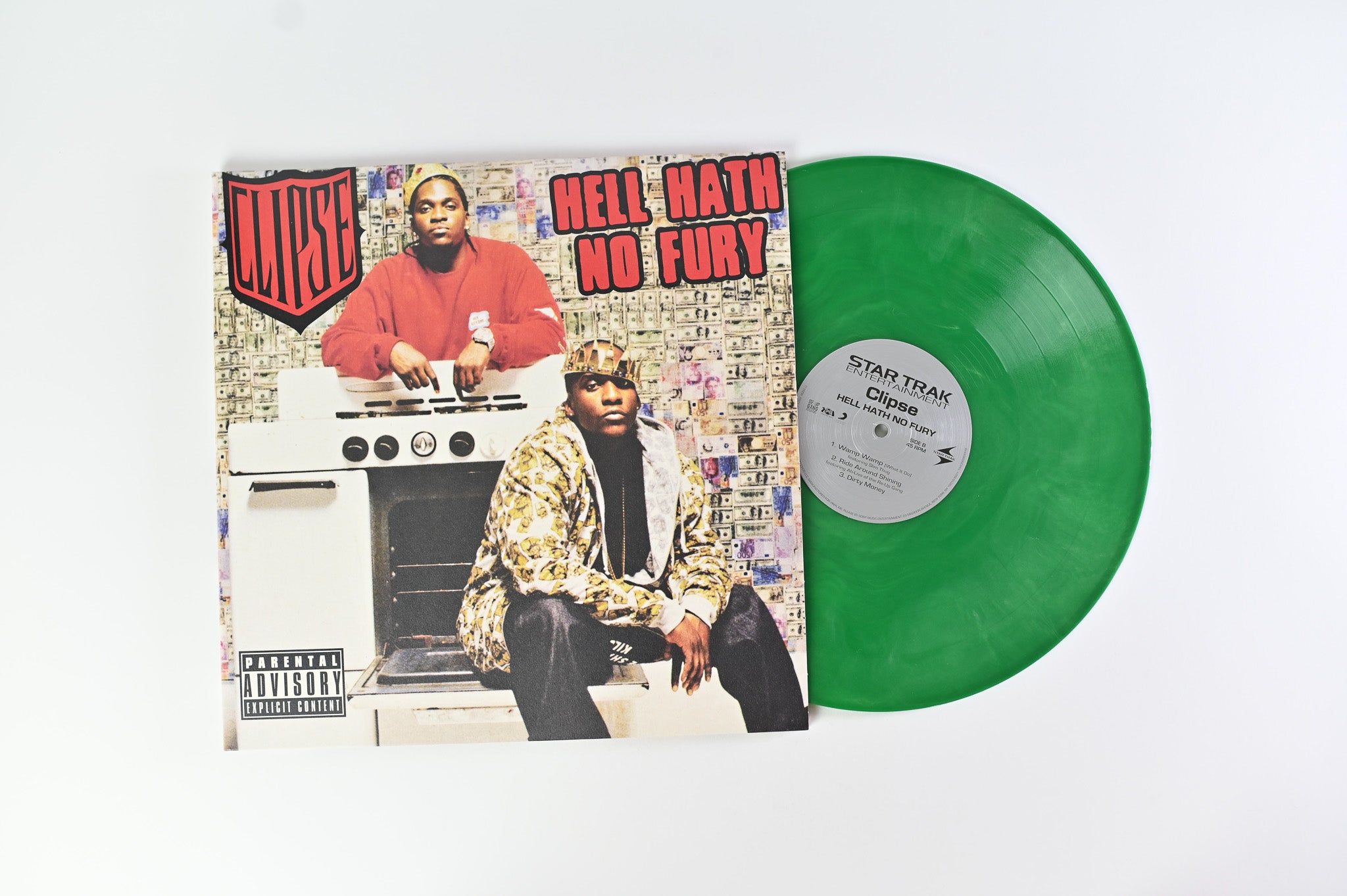 Clipse - Hell Hath No Fury on Star Trak / Sony - Vinyl Me, Please. Green Vinyl
