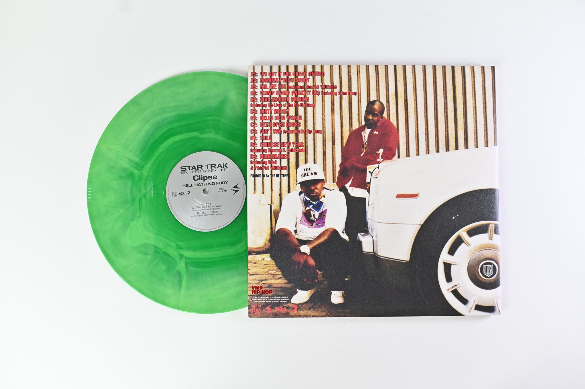 Clipse - Hell Hath No Fury on Star Trak / Sony - Vinyl Me, Please. Green Vinyl