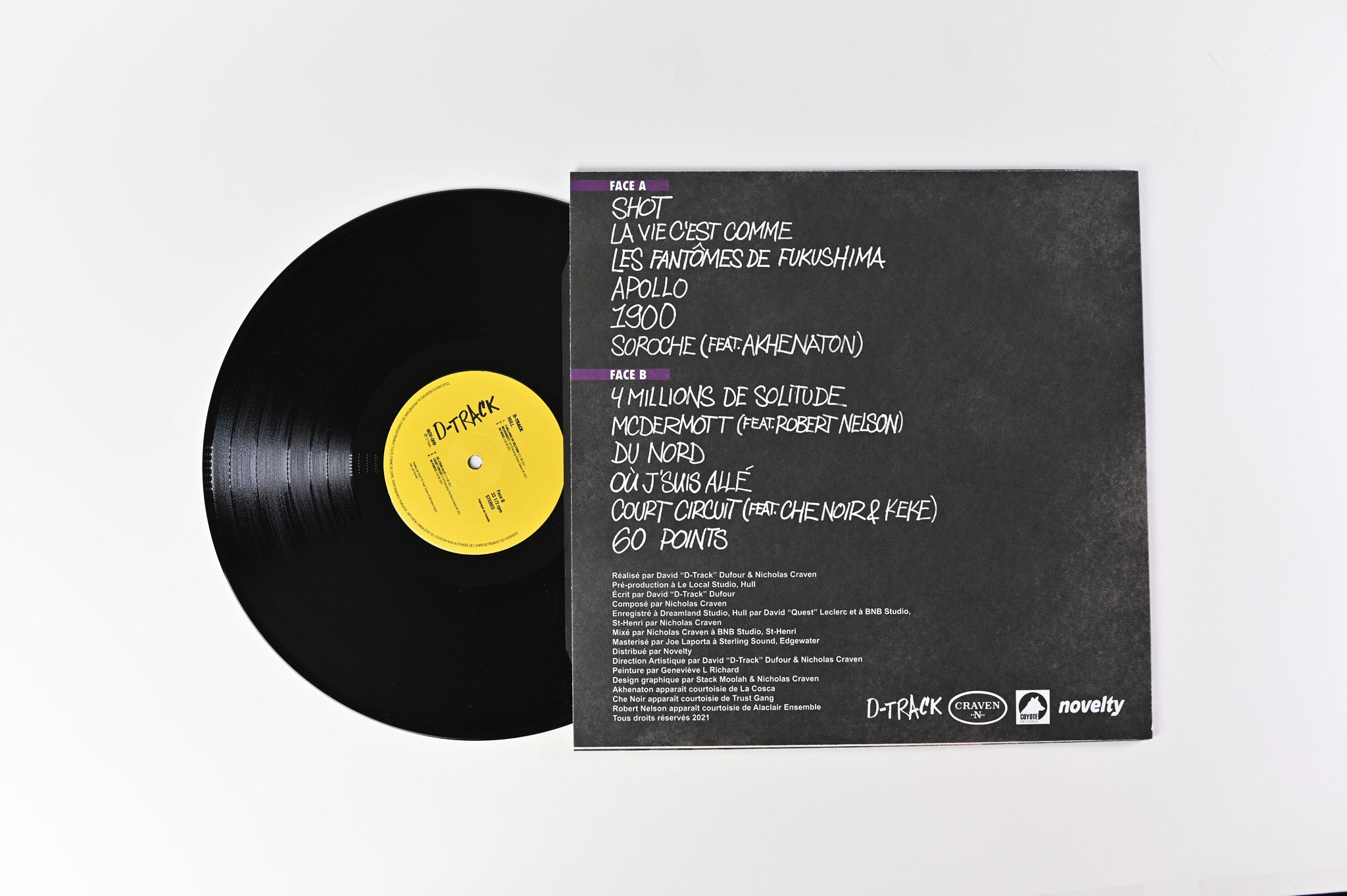 D-Track & Nicholas Craven - Hull on Novelty Ltd Edition with 7" Flexi