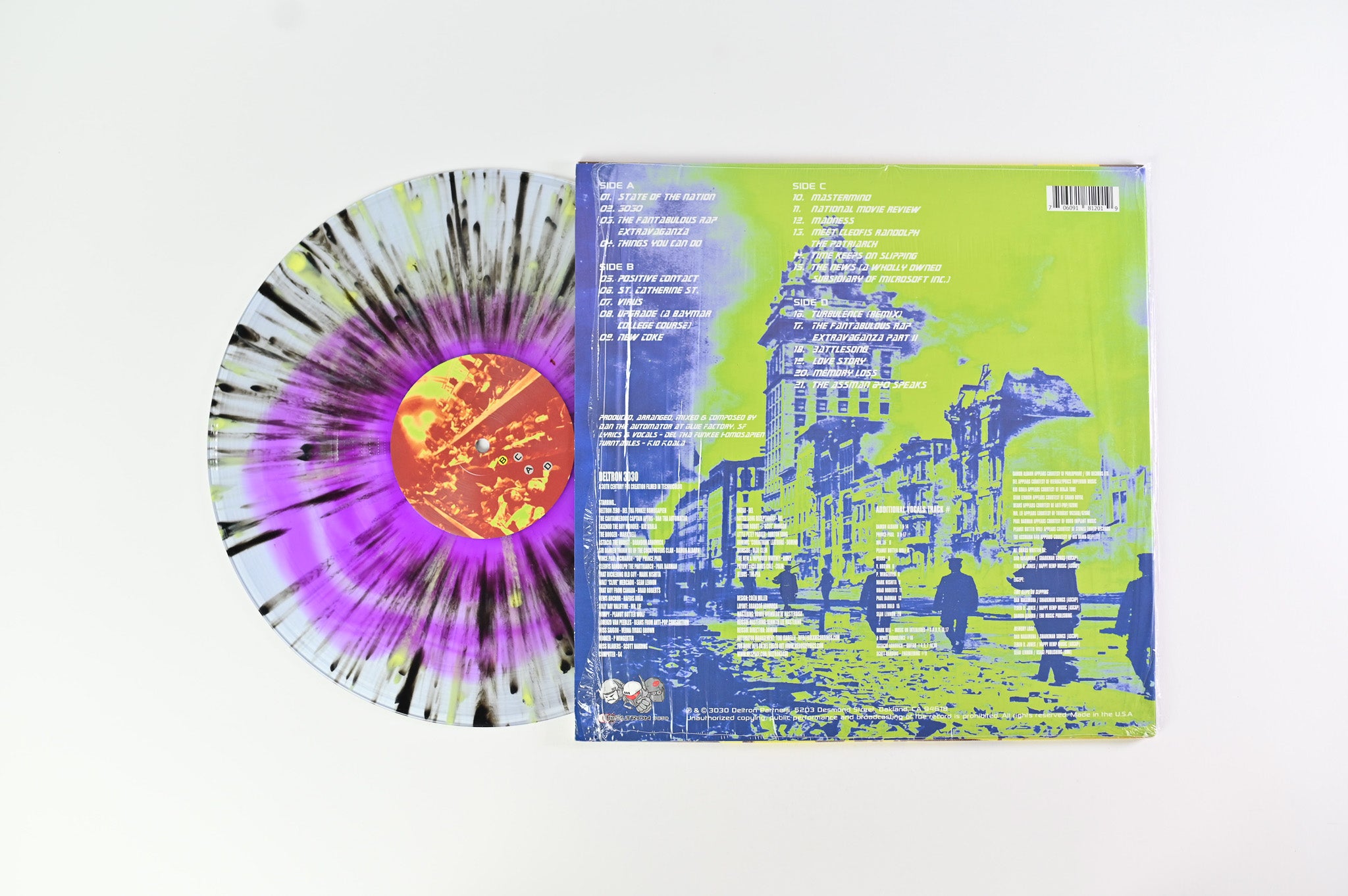 Deltron 3030 - Deltron 3030 on Deltron Partners - Splatter Vinyl