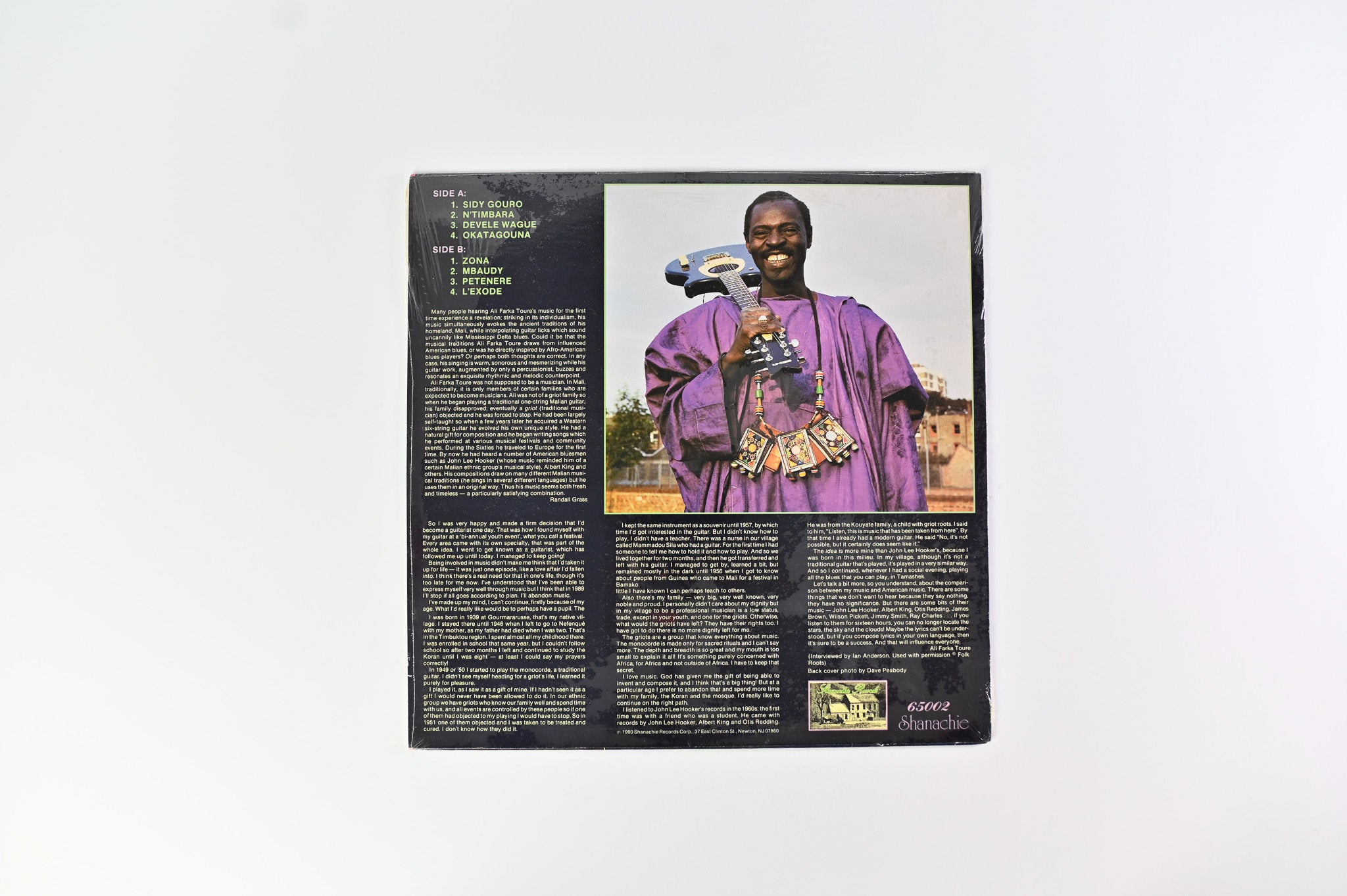 Ali Farka Touré - African Blues on Shanachie Reissue Sealed