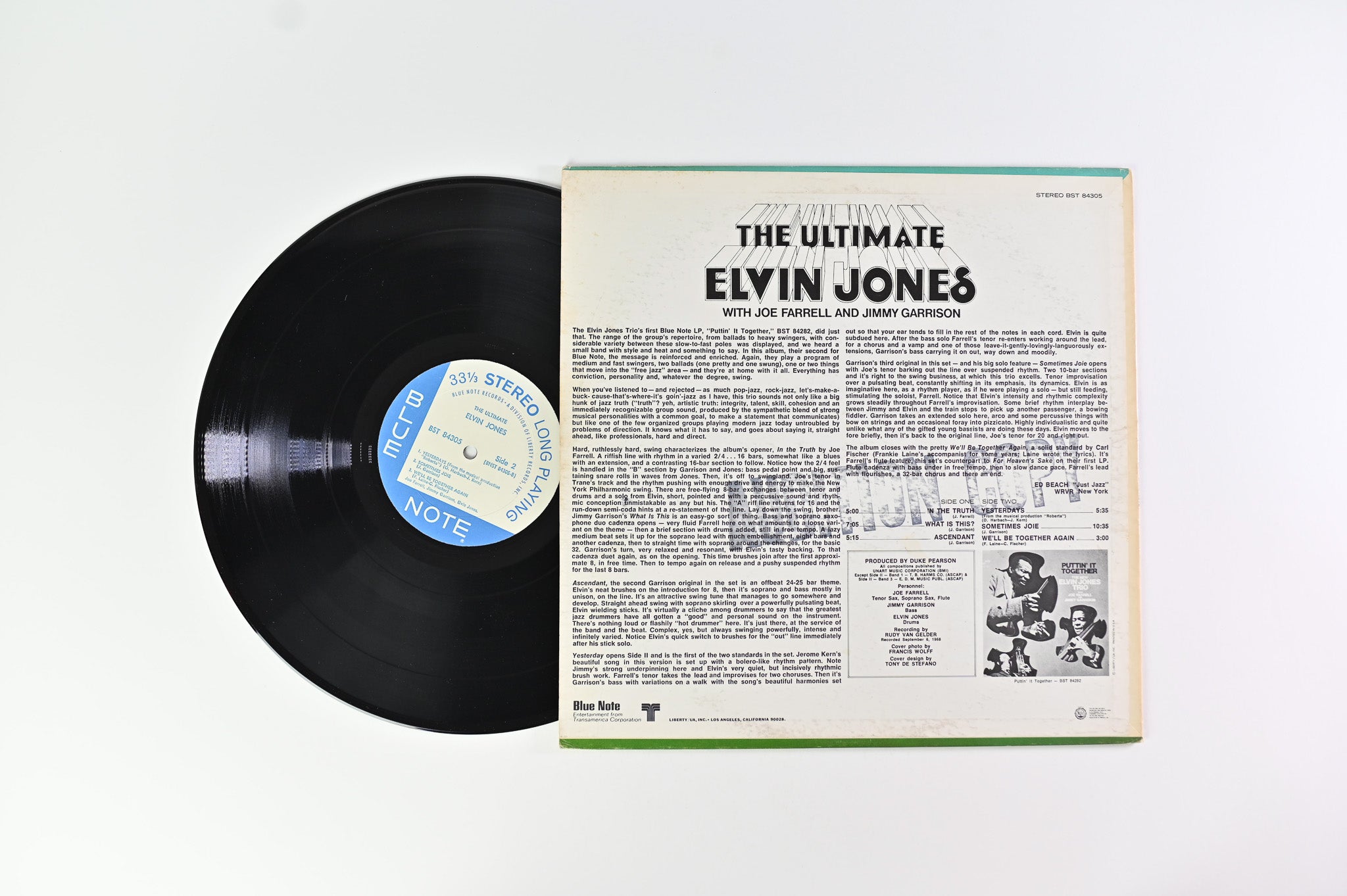 Elvin Jones - The Ultimate on Blue Note – BST 84305 Stereo