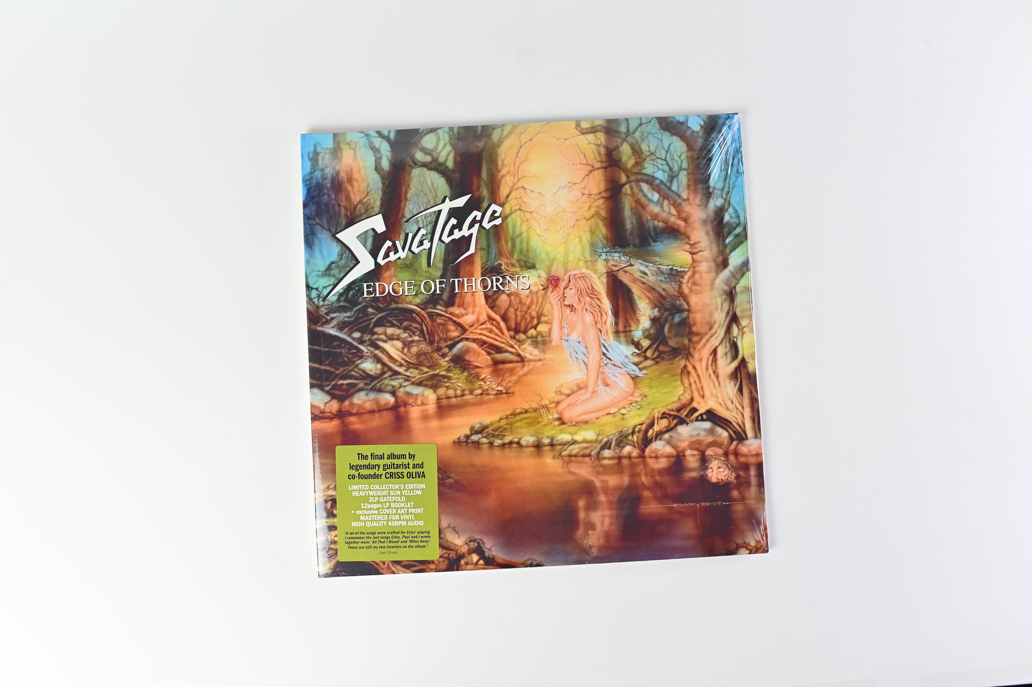 Savatage - Edge Of Thorns on Ear Music Classics Limited Yellow Sun Vinyl Reissue Sealed