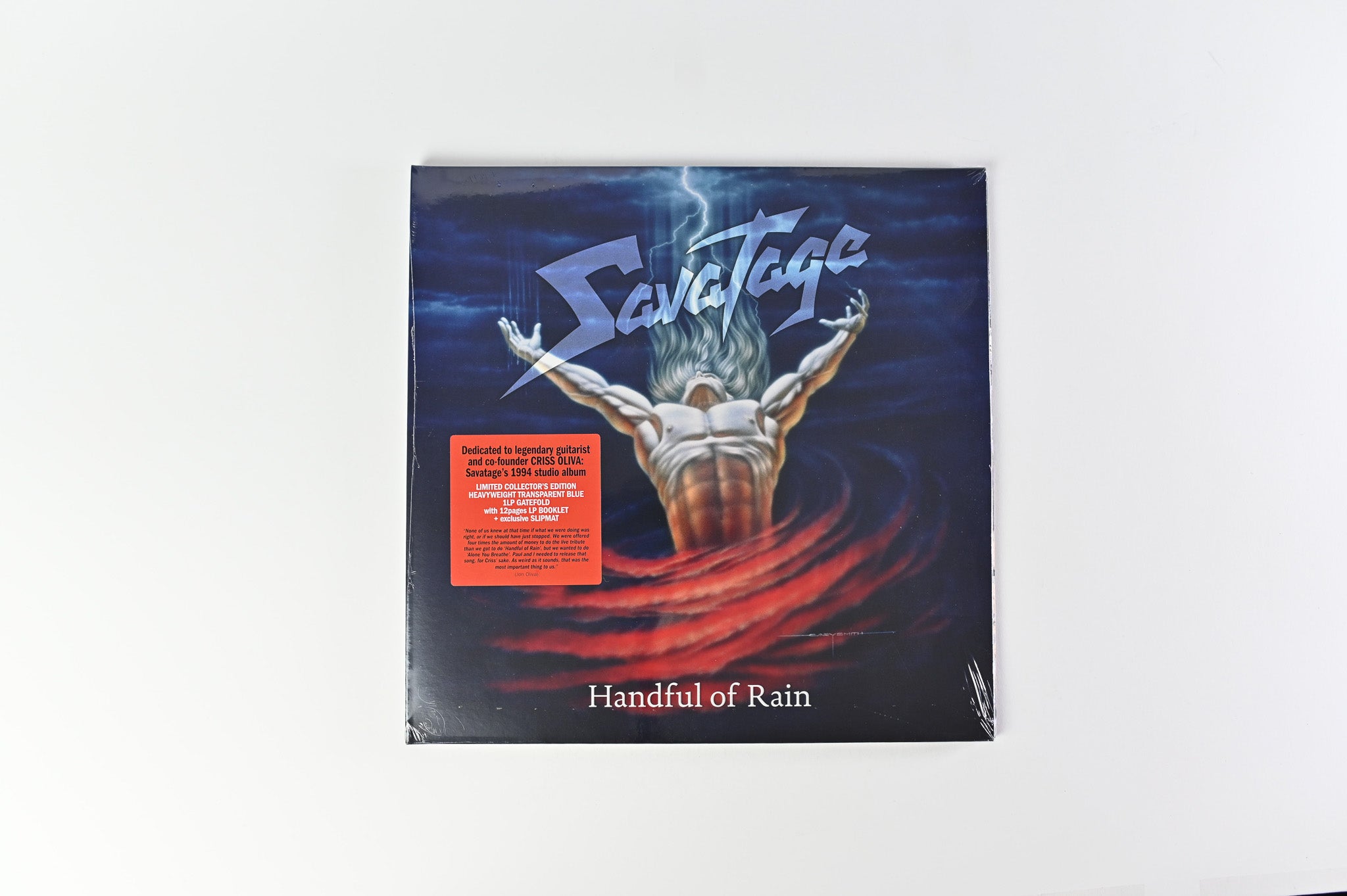 Savatage - Handful Of Rain on Ear Music Classics Ltd Blue Vinyl Reissue Sealed