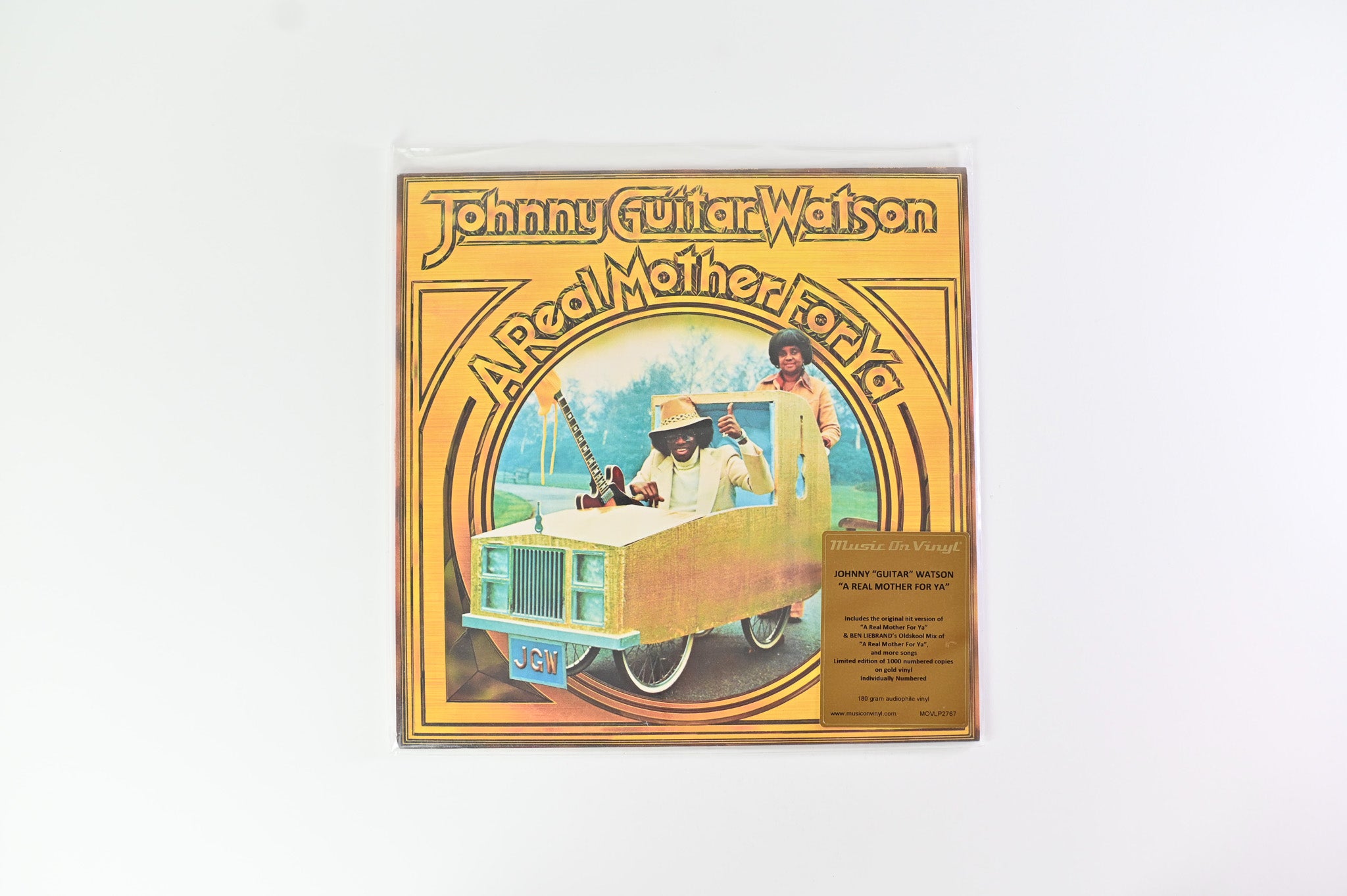 Johnny Guitar Watson - A Real Mother For Ya on Music On Vinyl - Gold Vinyl