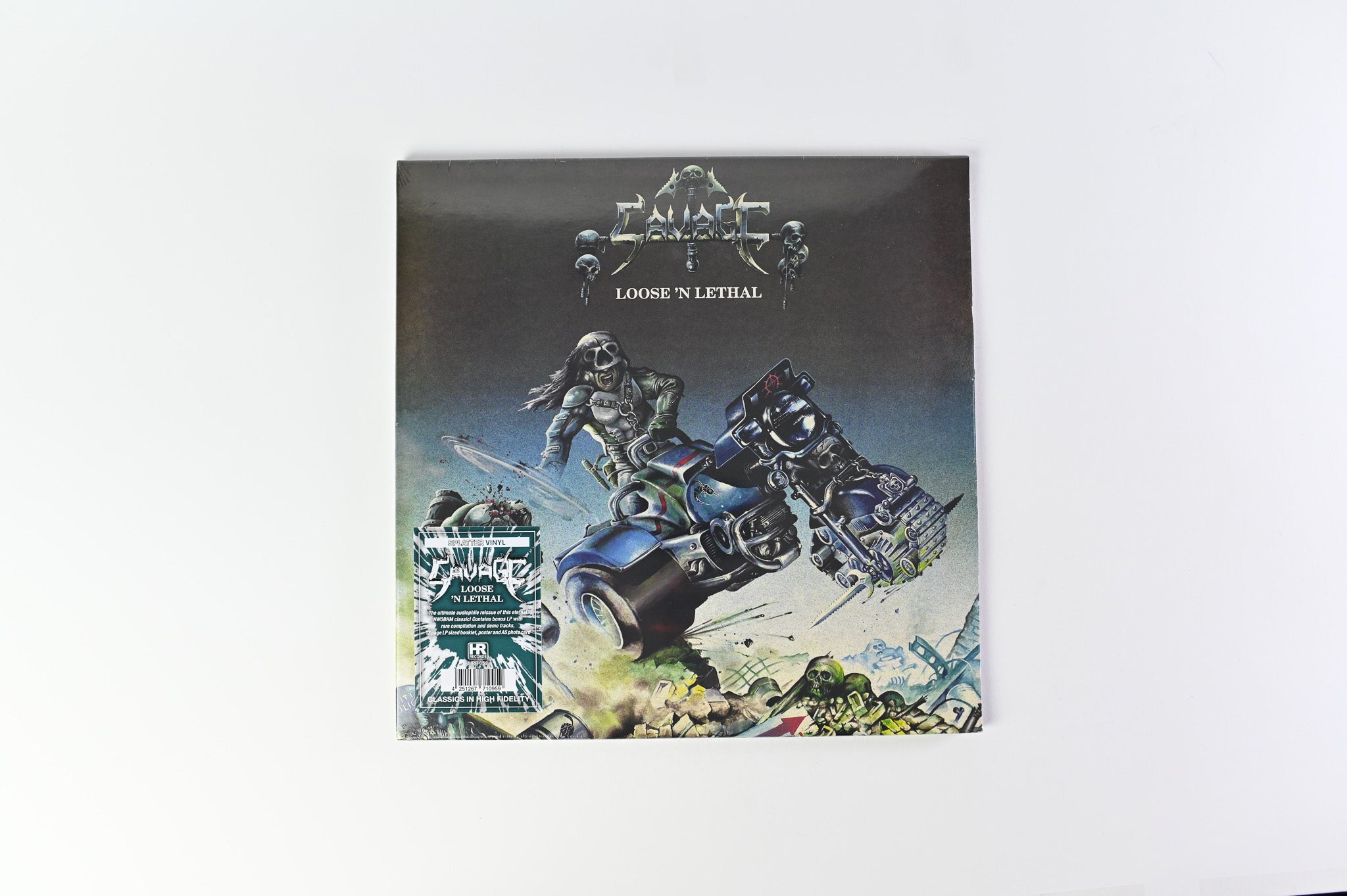 Savage - Loose 'N Lethal on High Roller Ltd Blue Sea / White Splatter Vinyl Reissue Sealed