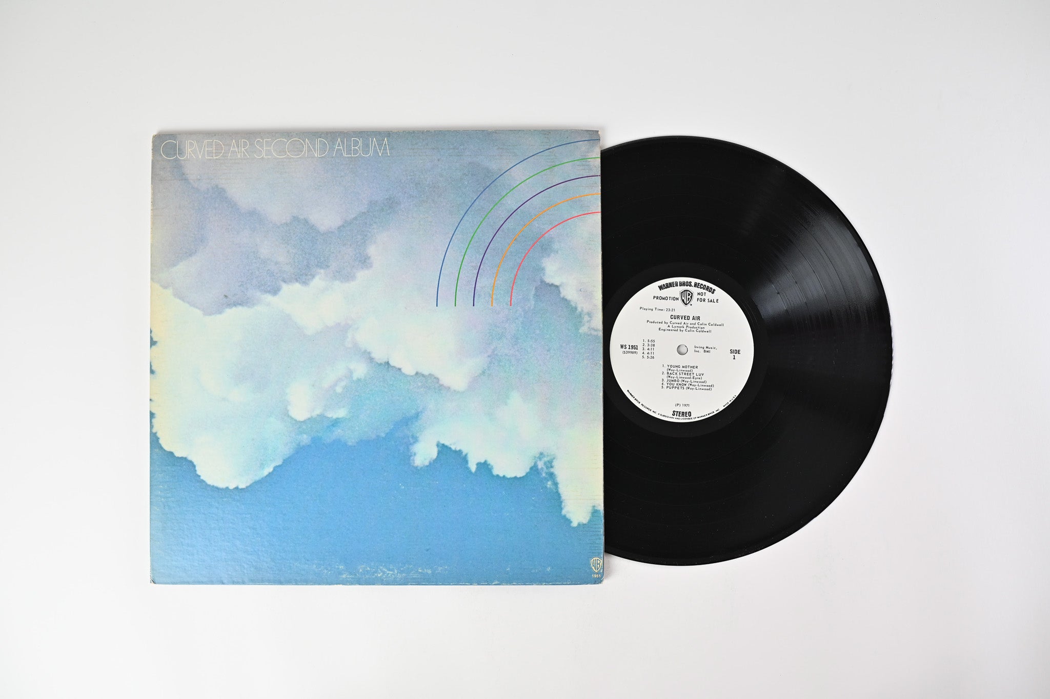 Curved Air - Second Album on Warner Bros Promo