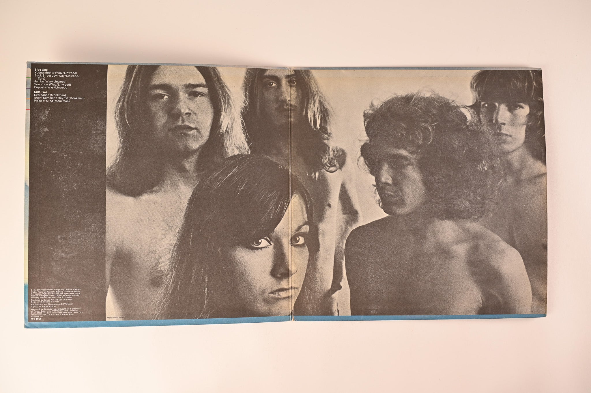 Curved Air - Second Album on Warner Bros Promo