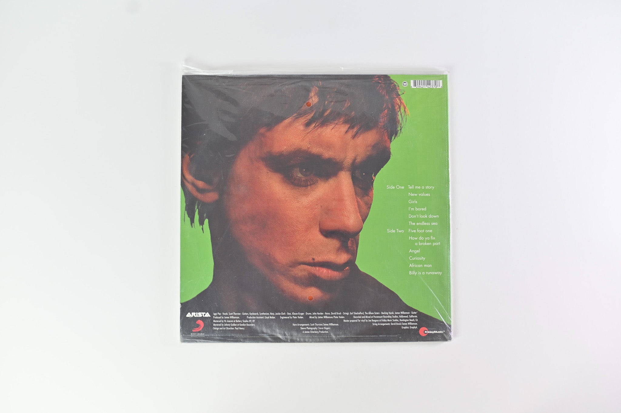 Iggy Pop - New Values on Friday Music RSD BF 2017 Ltd Blue with Black and Green Swirl Reissue Sealed