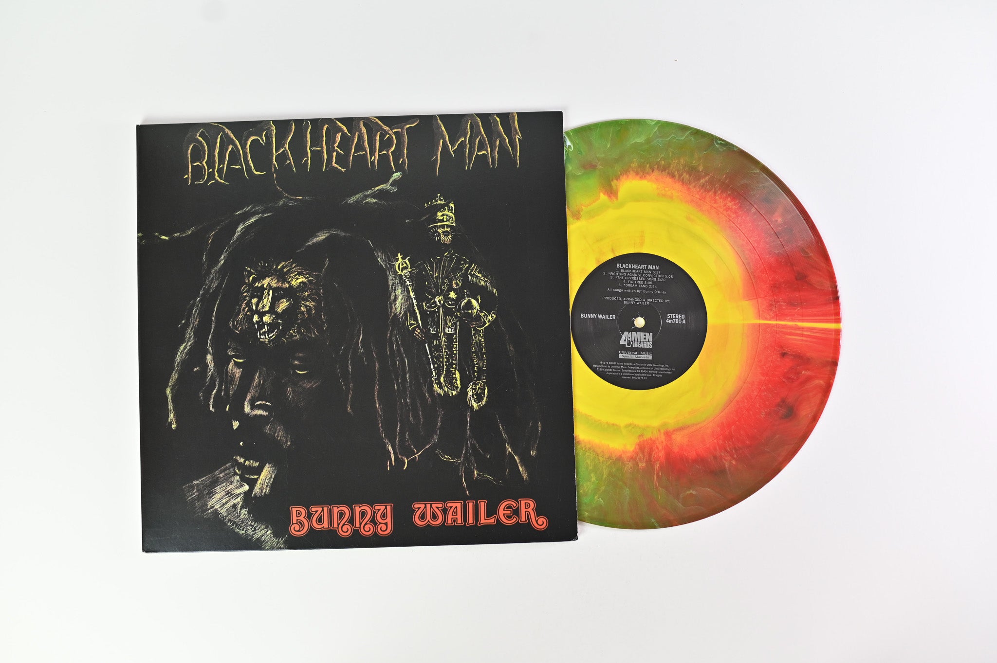 Bunny Wailer - Blackheart Man on 4 Men With Beards - Colored Vinyl