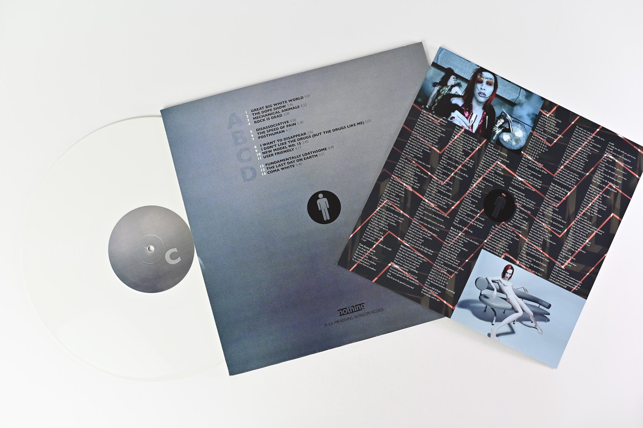 Marilyn Manson - Mechanical Animals on Nothing Unofficial White Vinyl