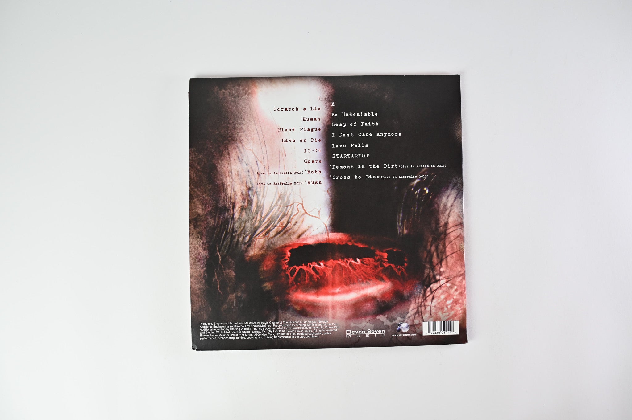 Hellyeah - Unden!able on Eleven Seven Music Ltd White Vinyl