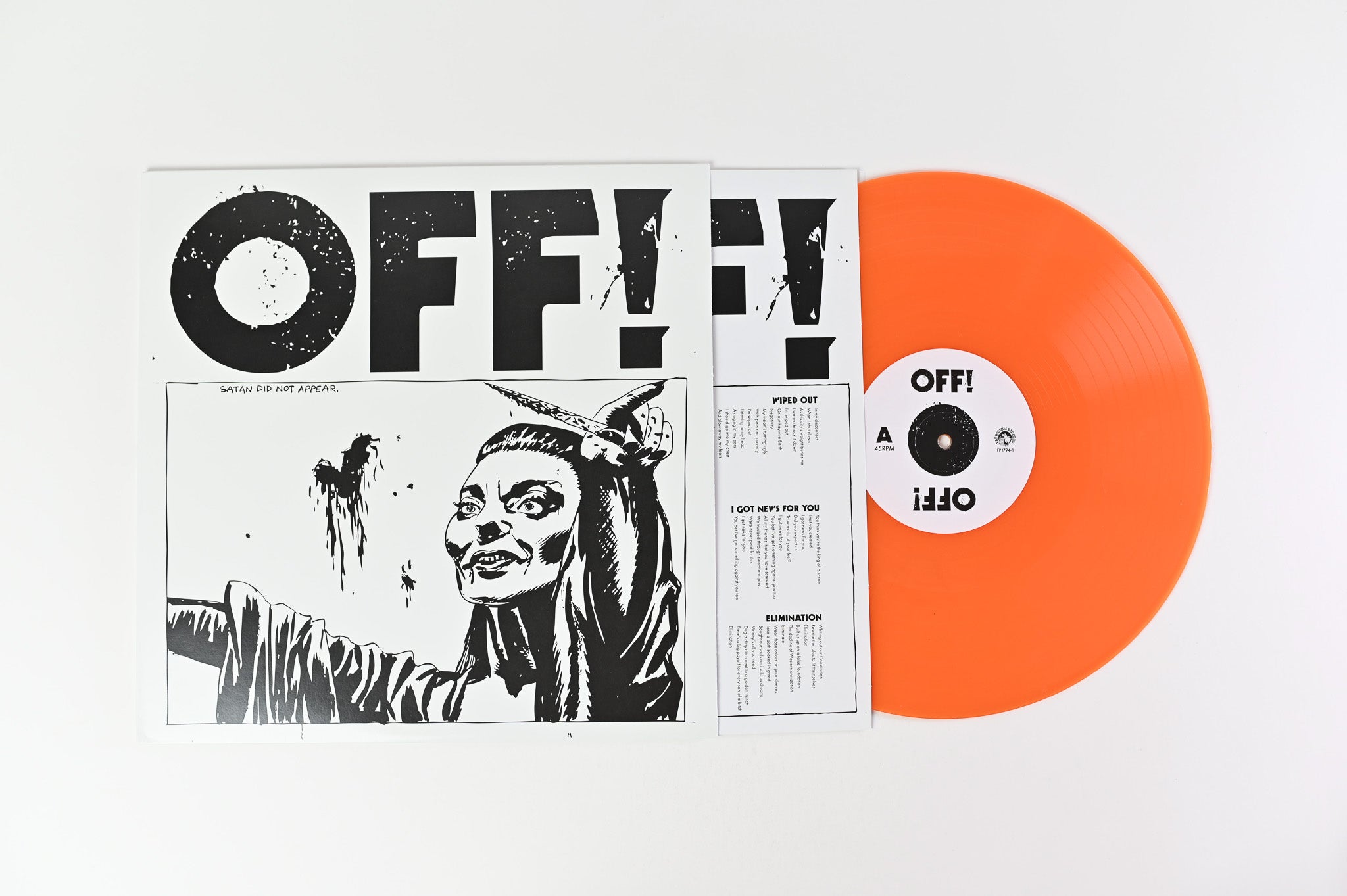 OFF! - OFF! on Fat Possum Ltd Orange Translucent Reissue