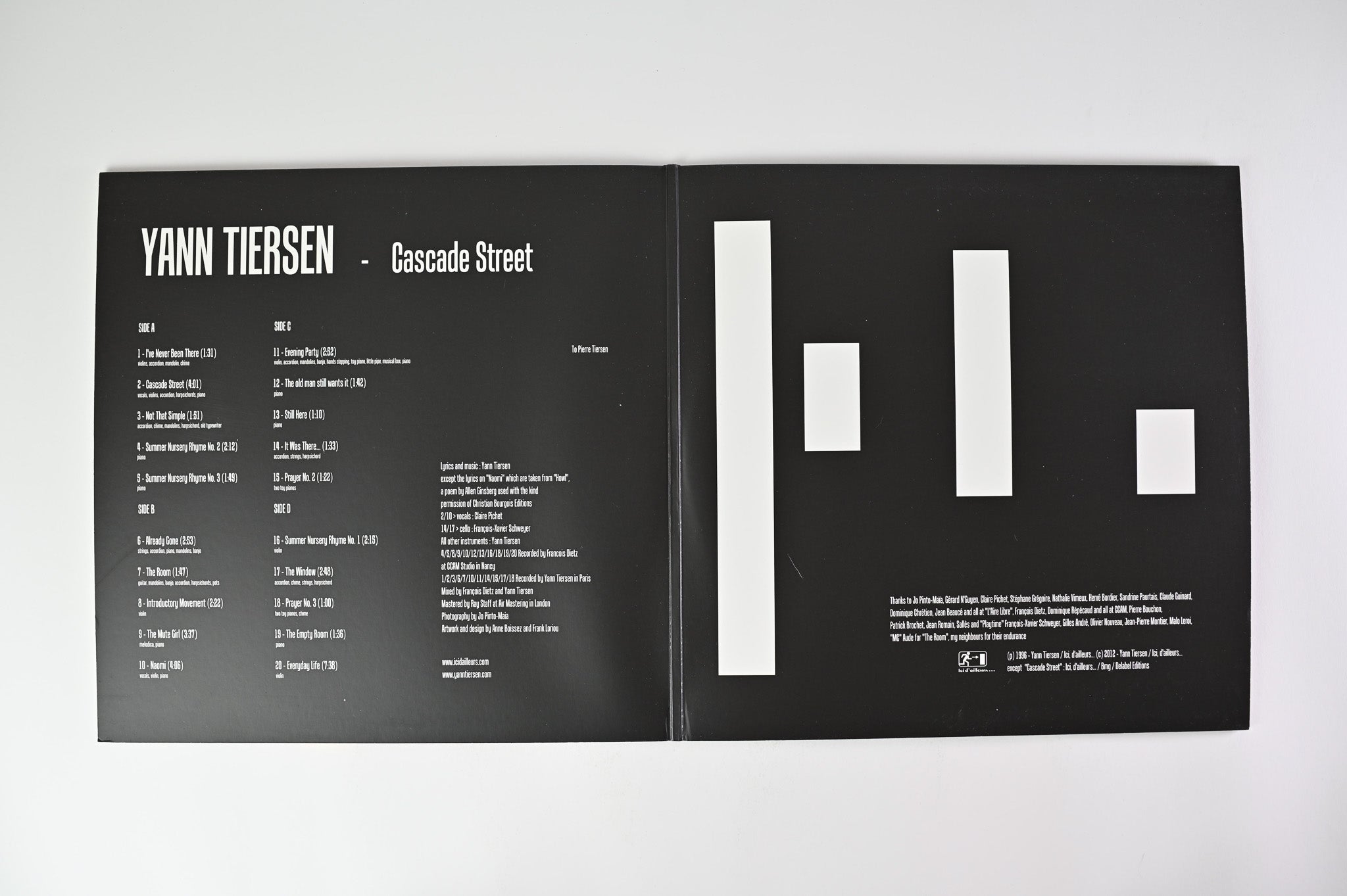 Yann Tiersen - Cascade Street on Ici D'Ailleurs Reissue