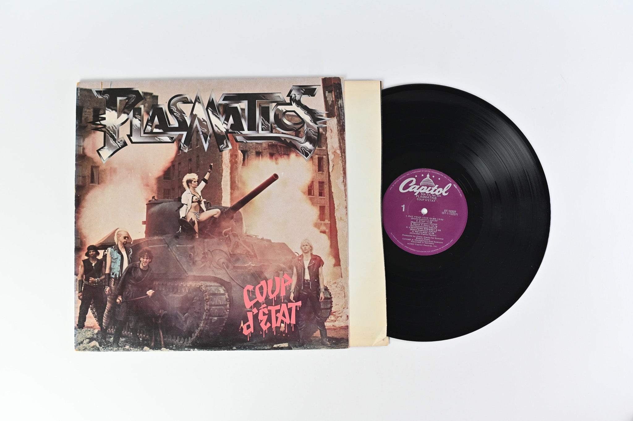 Plasmatics - Coup D'Etat on Capitol Records