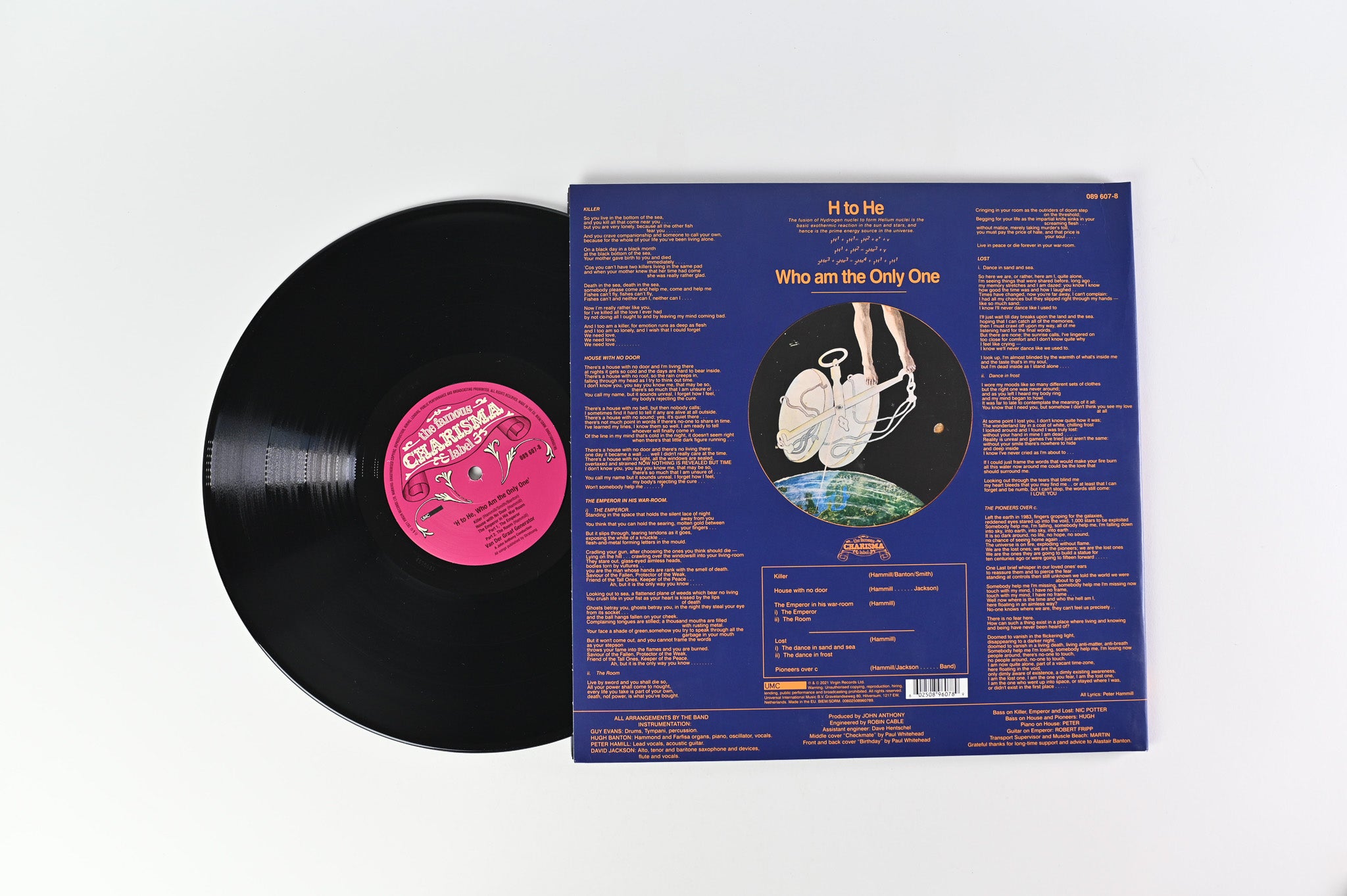 Van Der Graaf Generator - H To He Who Am The Only One Reissue on UMC/Charisma