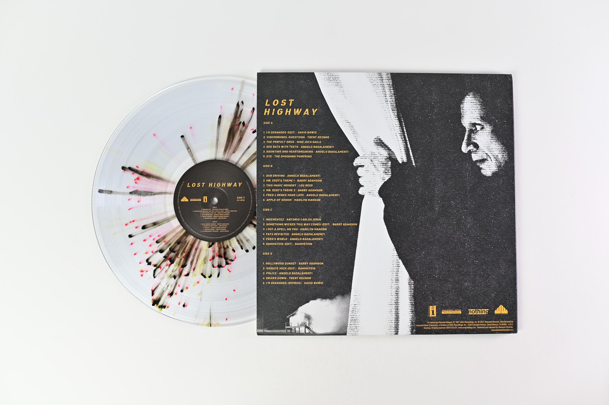 Various - Lost Highway (Original Motion Picture Soundtrack) on Waxwork Splatter Vinyl Reissue