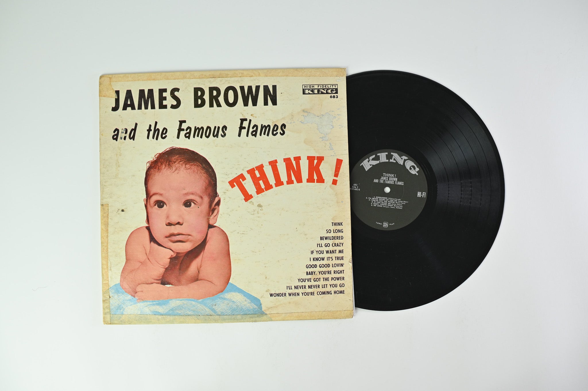 James Brown & The Famous Flames - Think! on King Baby Cover