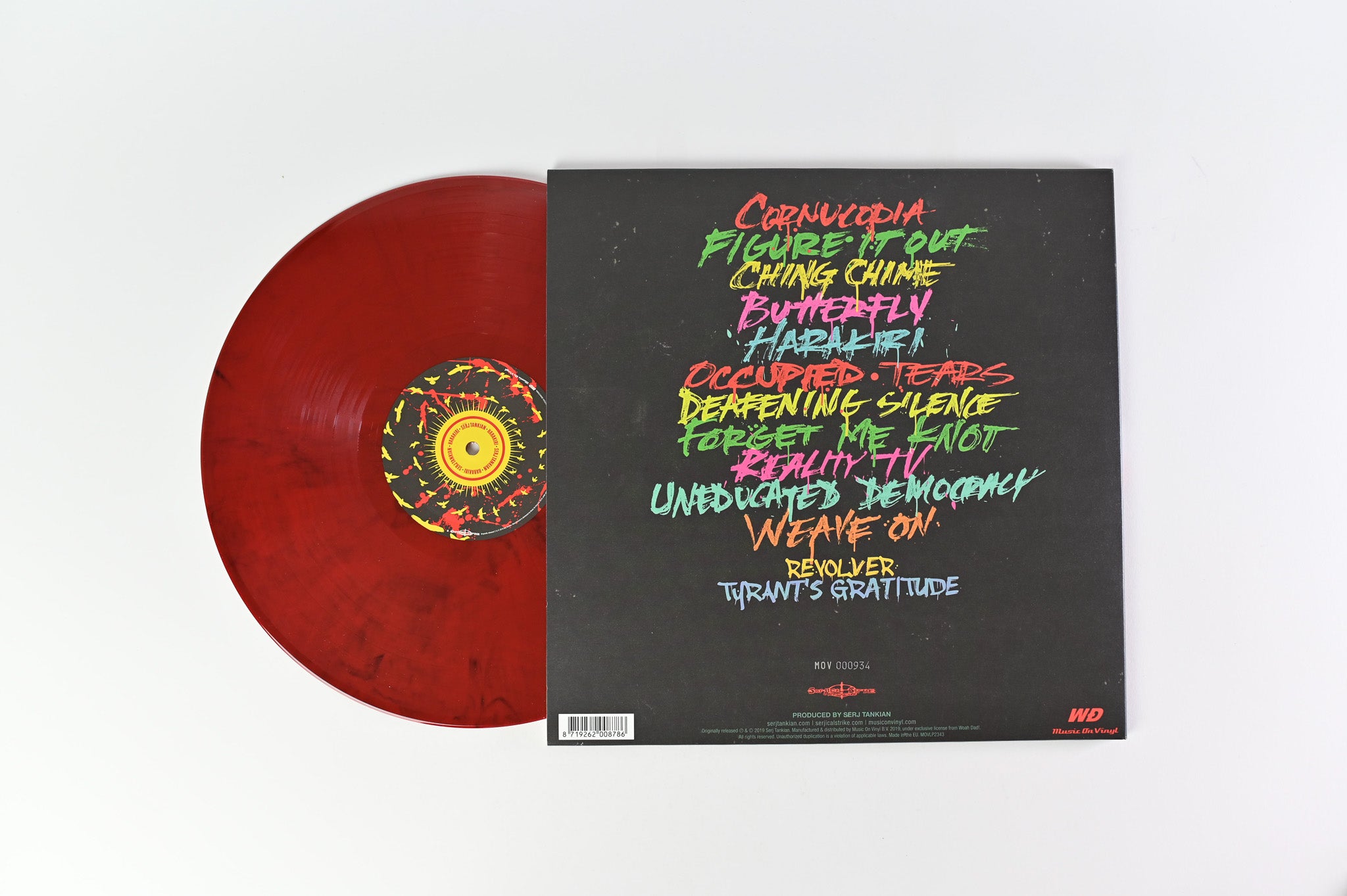 Serj Tankian - Harakiri on Music On Vinyl - Red Marbled Reissue