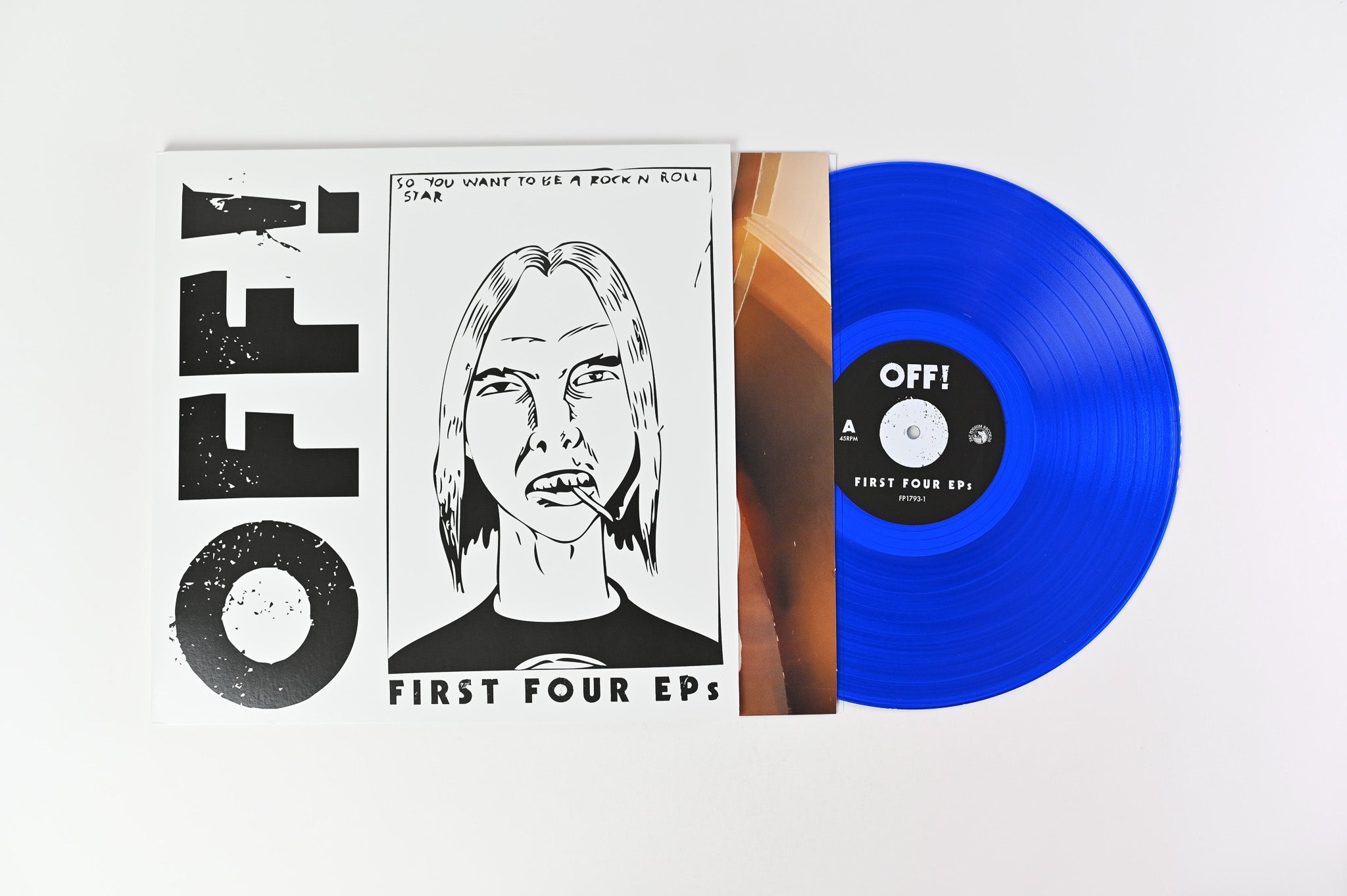 OFF! - First Four EPs on Fat Possum Ltd Blue Translucent Reissue