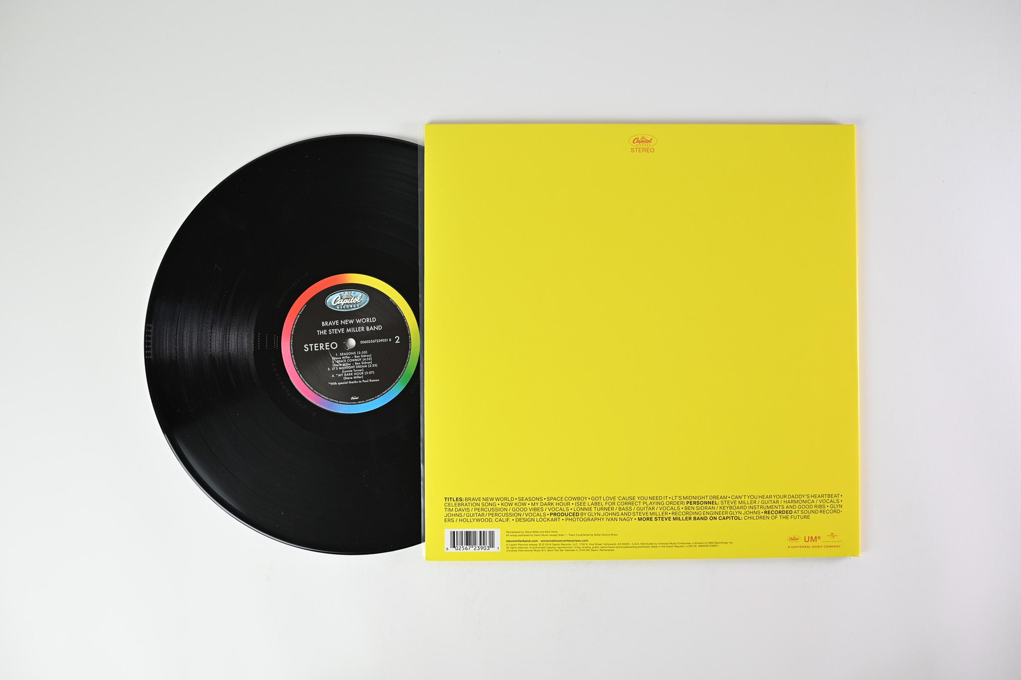 Steve Miller Band - Brave New World on Capitol Records / UMe