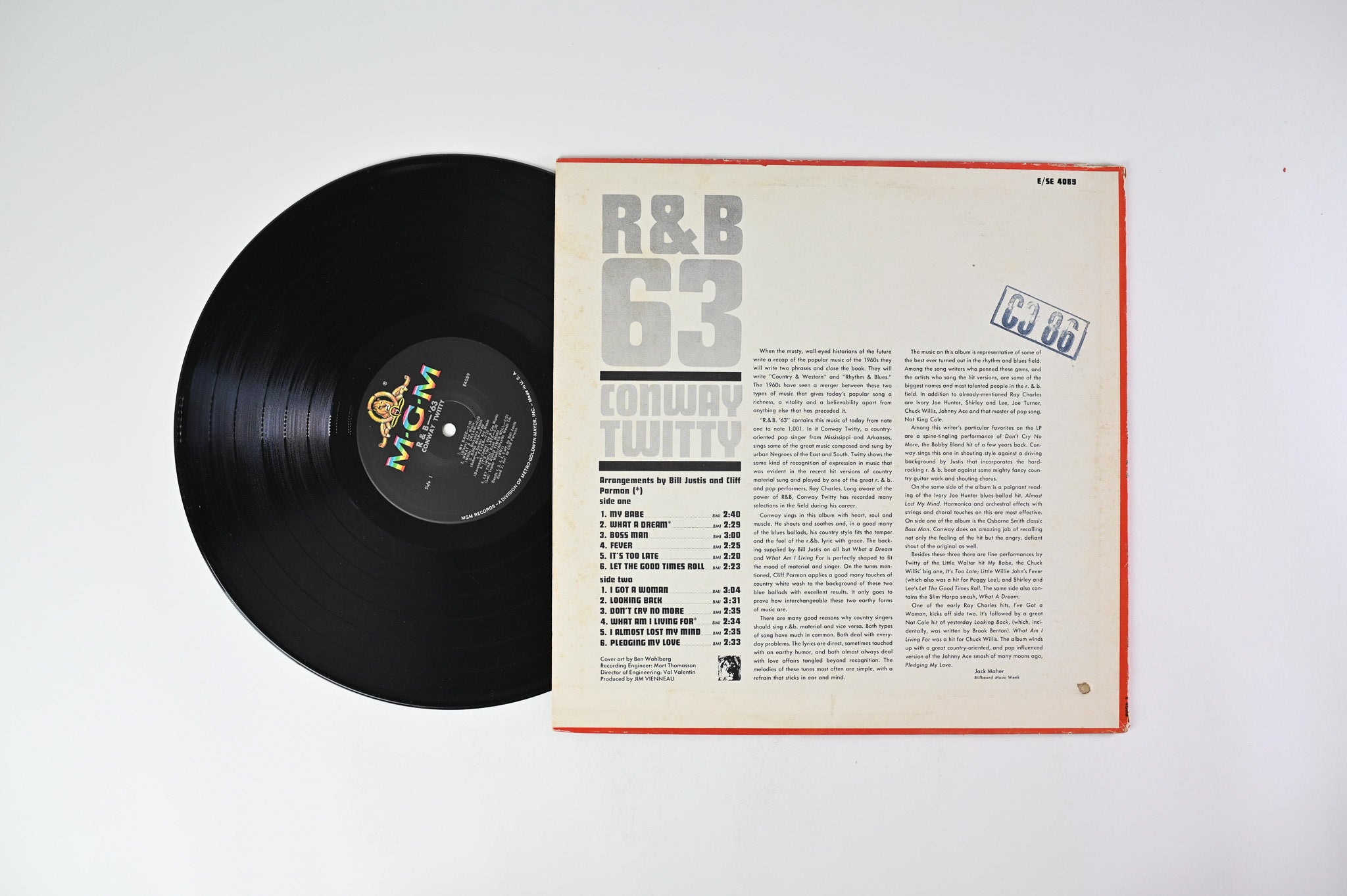 Conway Twitty - R&B '63 on MGM Records