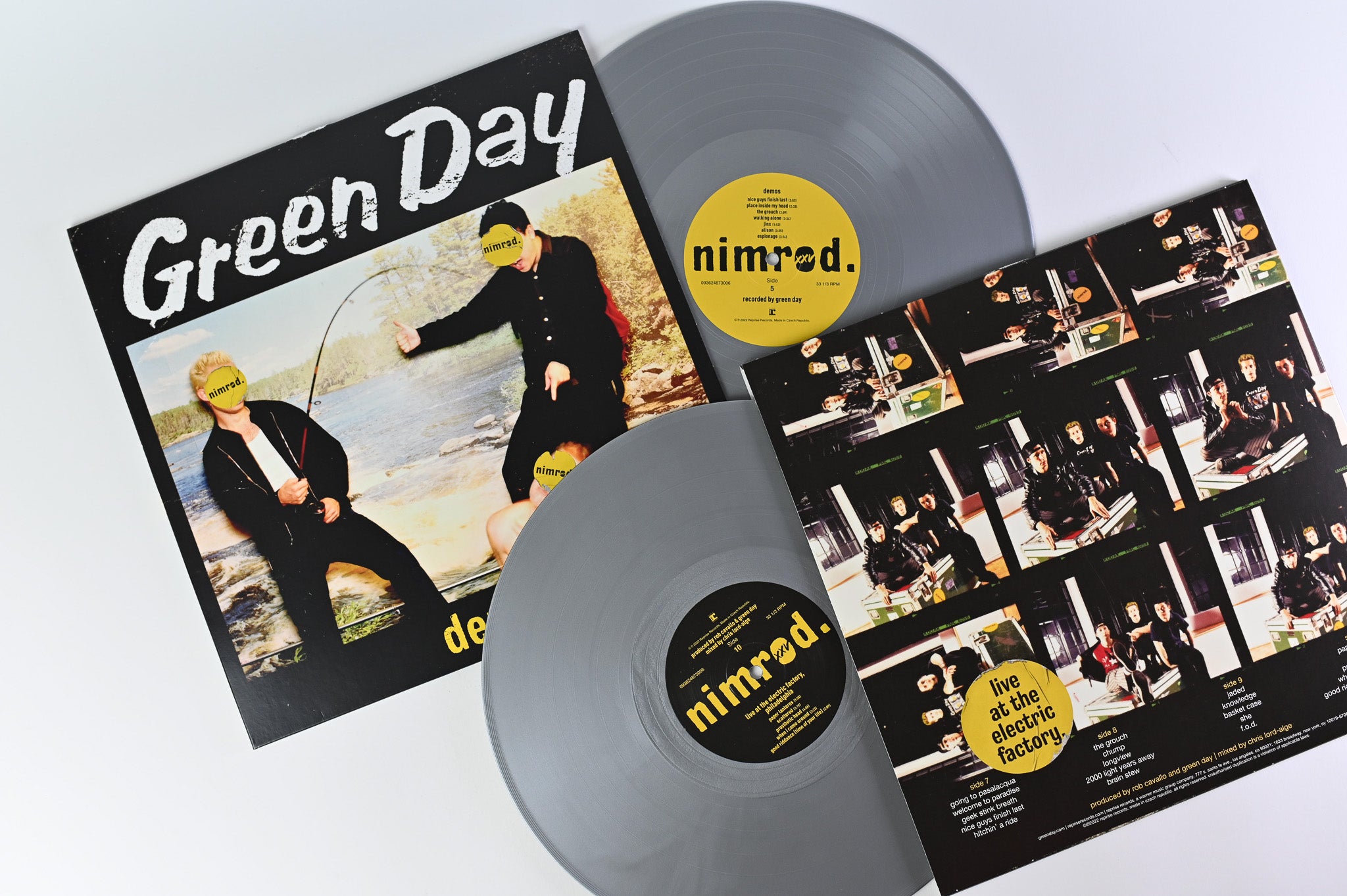 Green Day - Nimrod. XXV on Reprise Ltd Numbered Silver Vinyl Box Set