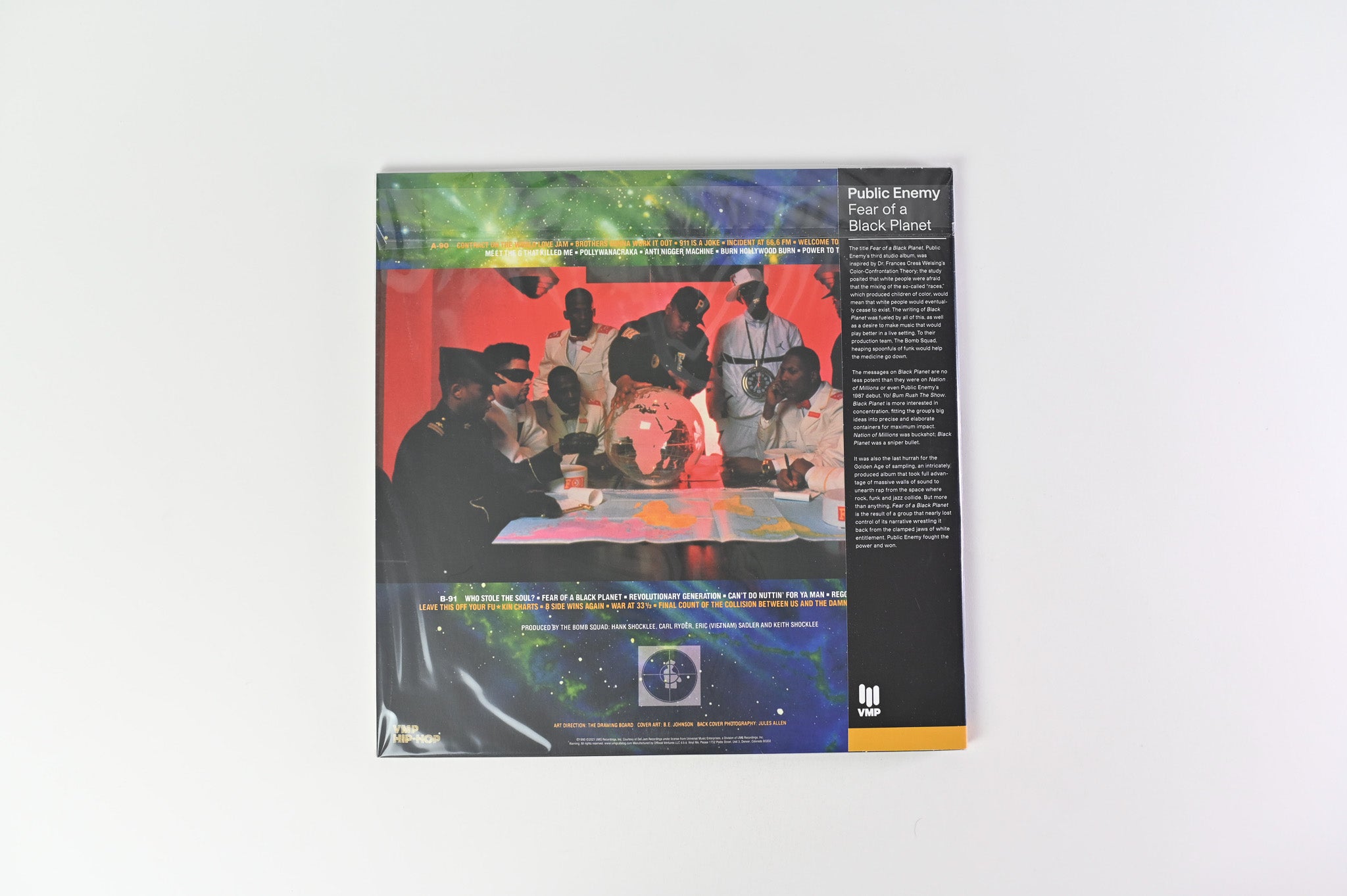 Public Enemy - Fear Of A Black Planet on Def Jam Blue and Brown Swirl Reissue