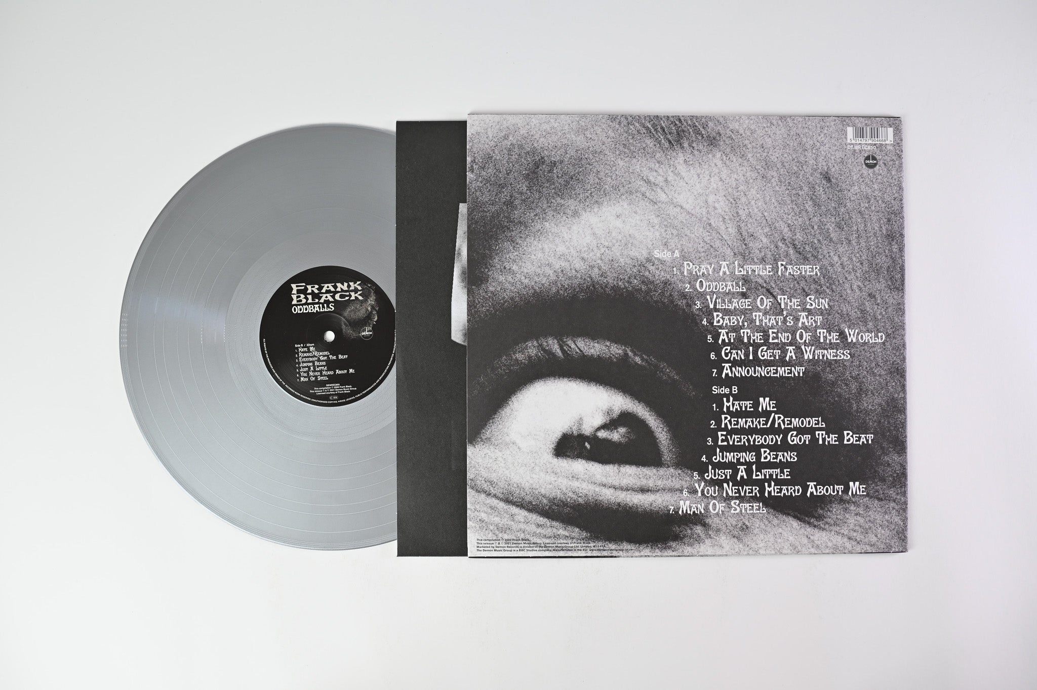 Frank Black - Oddballs on Demon Records - Silver Vinyl