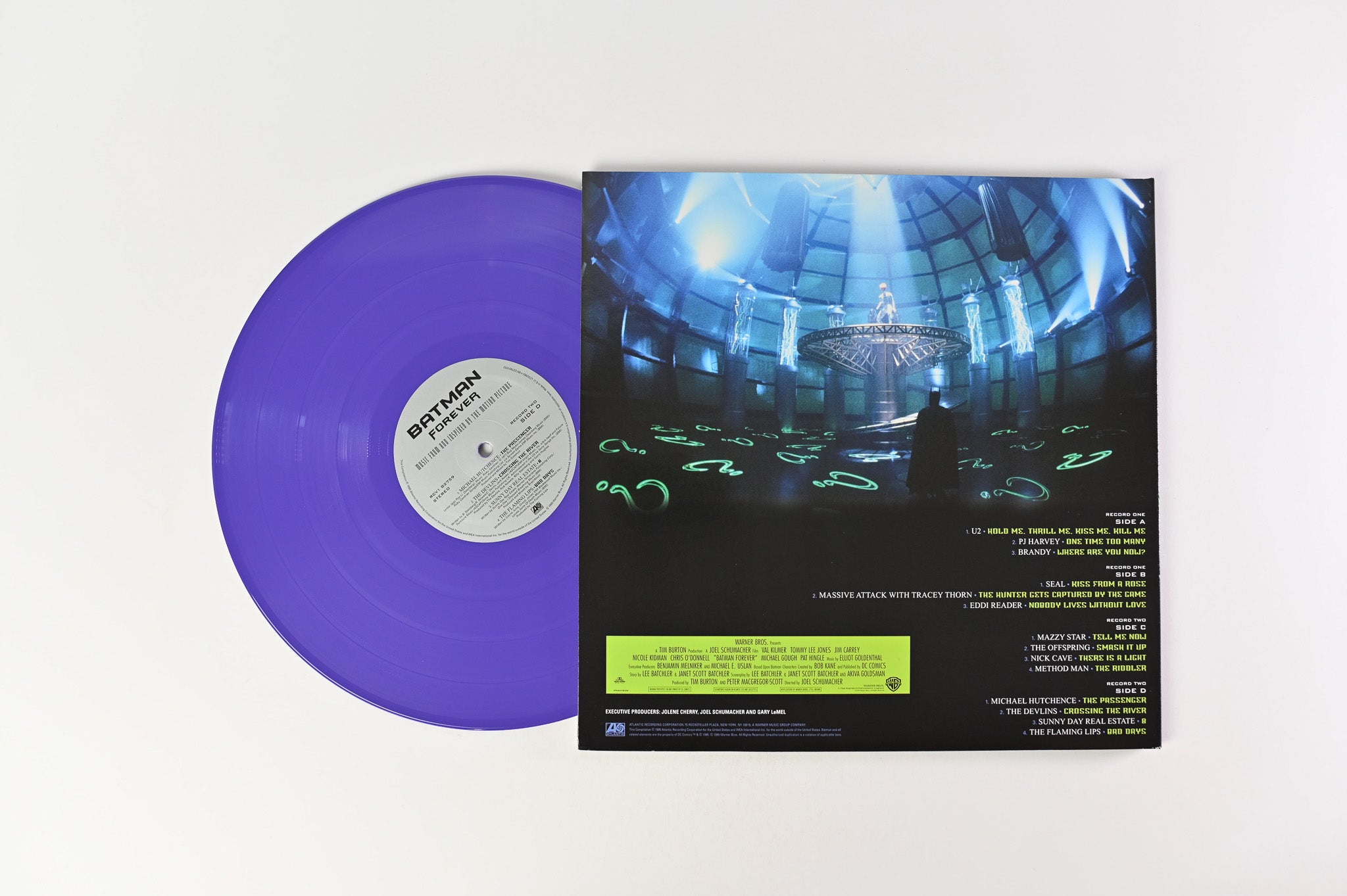 Various - Batman Forever (Original Music From The Motion Picture) on Atlantic Ltd Purple and Green Reissue