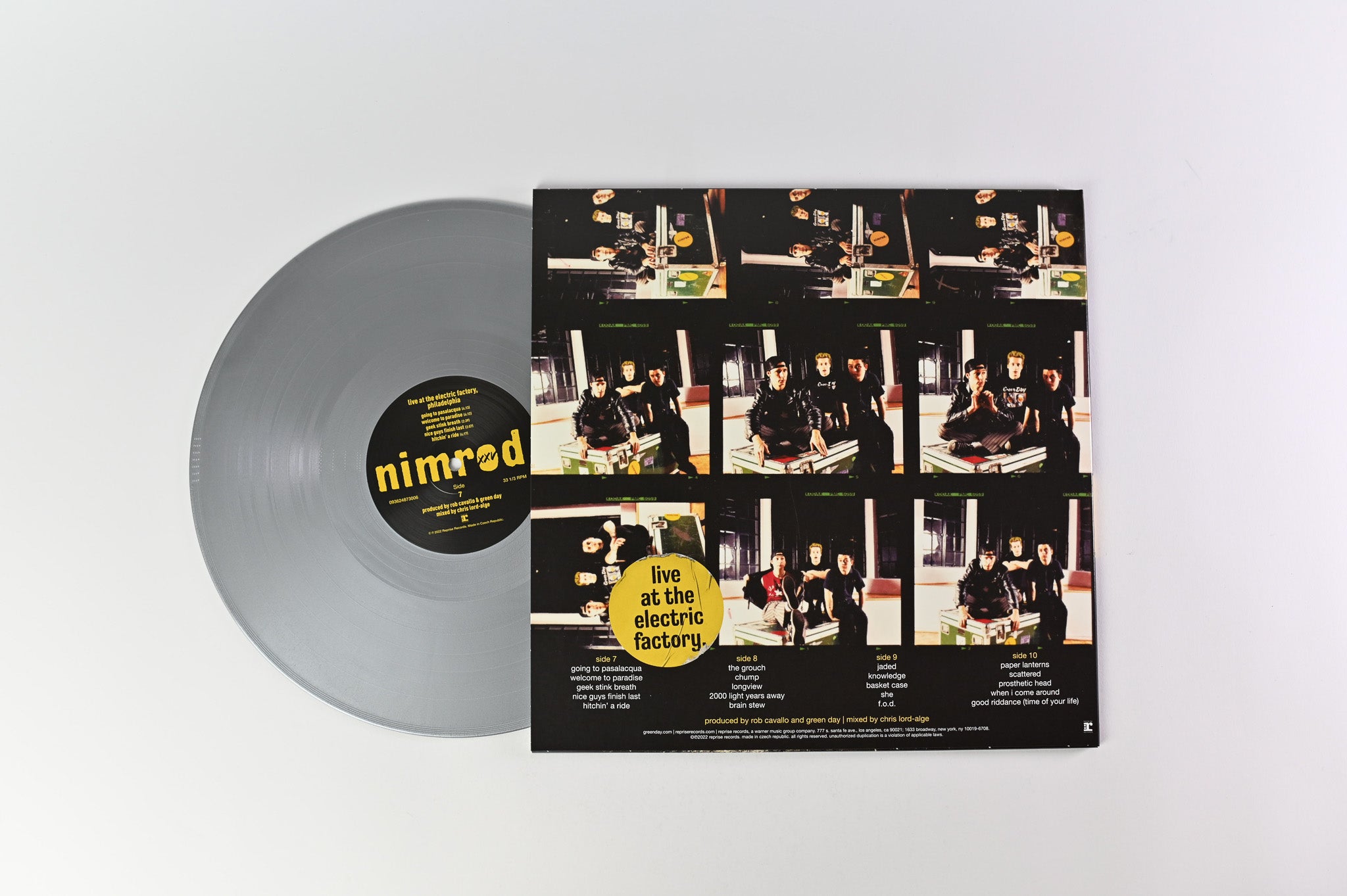 Green Day - Nimrod. XXV on Reprise Ltd Numbered Silver Vinyl Box Set Reissue