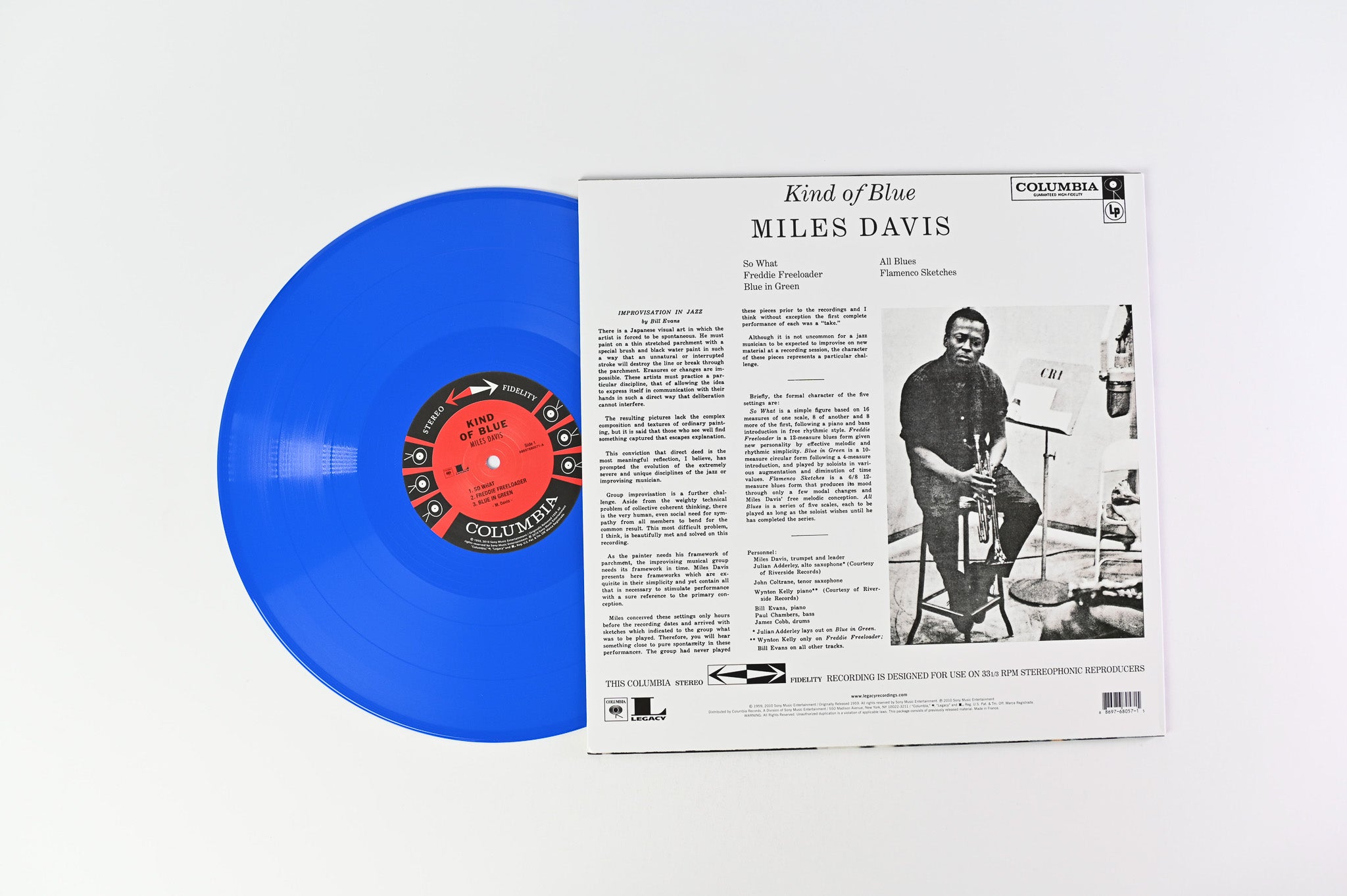 Miles Davis - Kind Of Blue on Columbia Blue Vinyl Repress