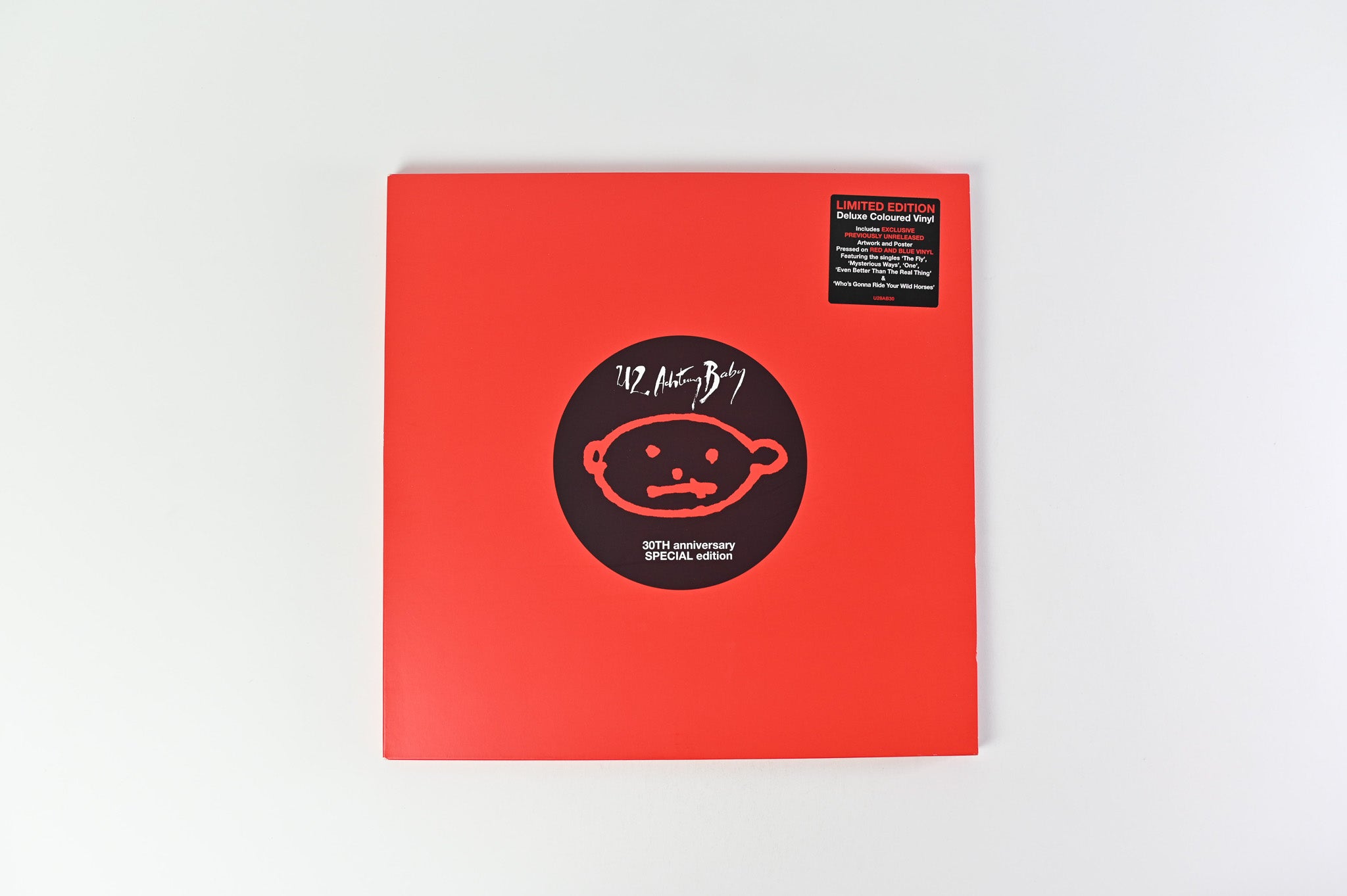 U2 - Achtung Baby on Island Red and Blue Ltd Numbered 30th Anniversary Special Edition