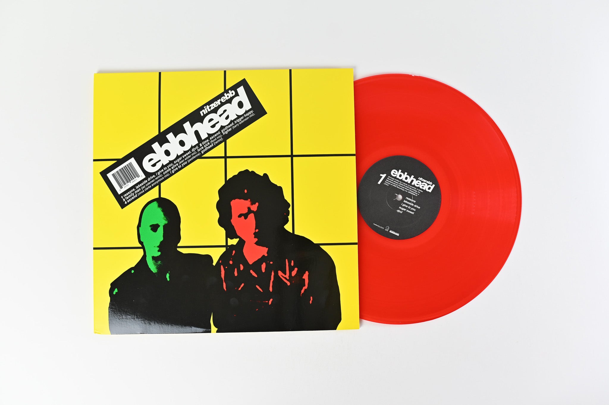 Nitzer Ebb - Ebbhead on Geffen Deluxe Edition Red and Green Reissue